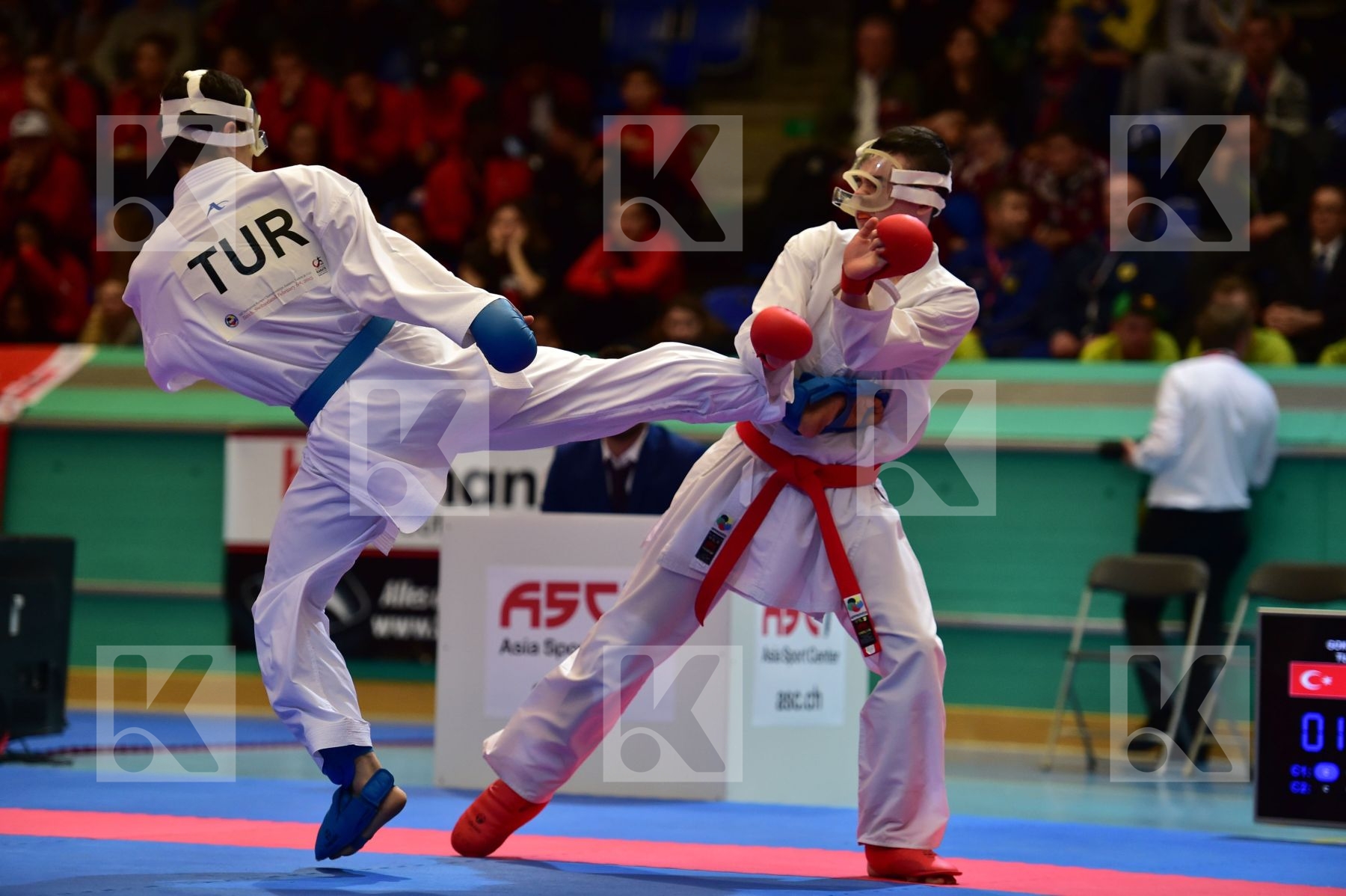 -63kg Arawaza cadet England finals Gok Samed kumite male shureid