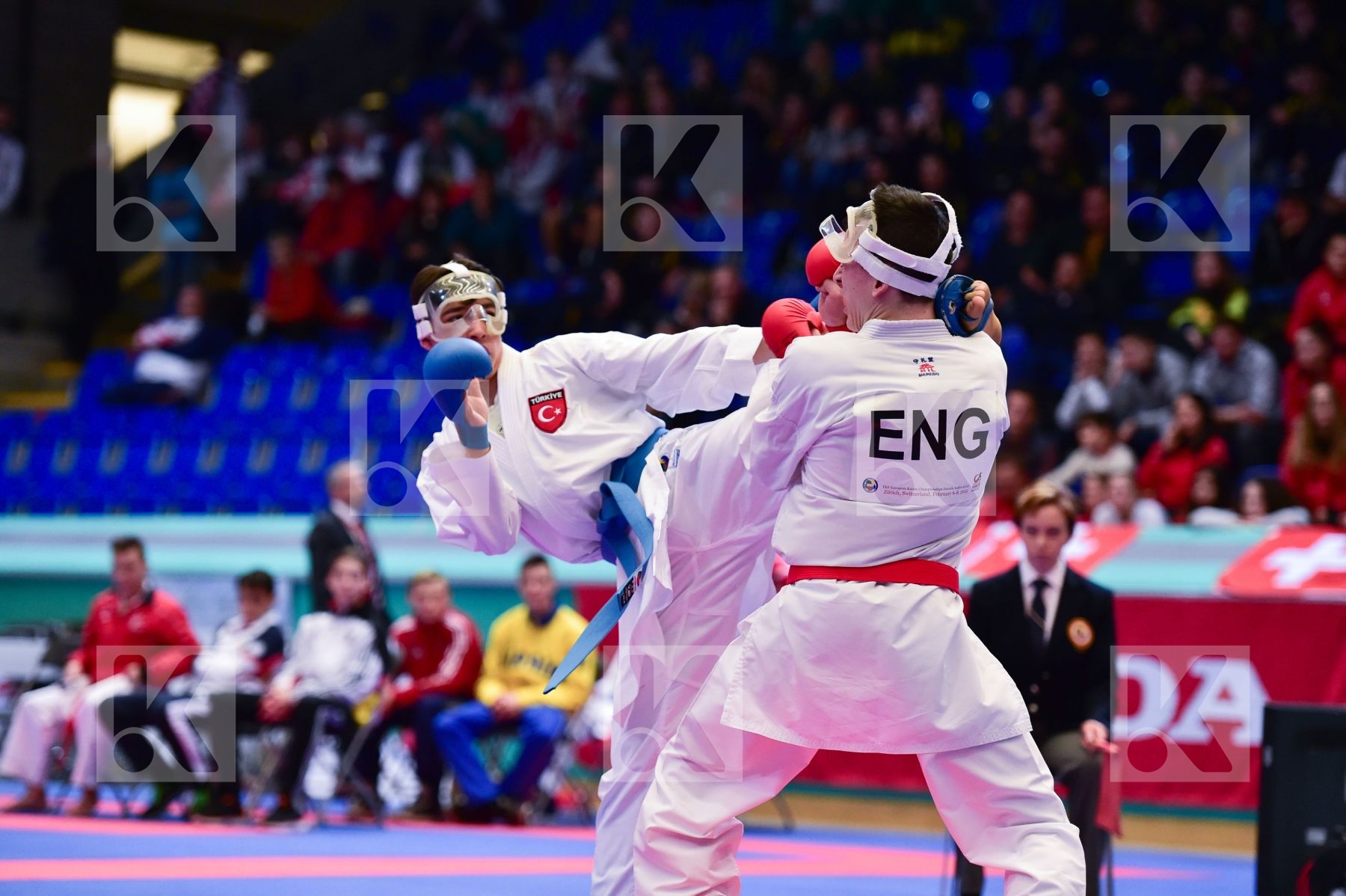 -63kg Arawaza cadet England finals Gok Samed kumite male shureid