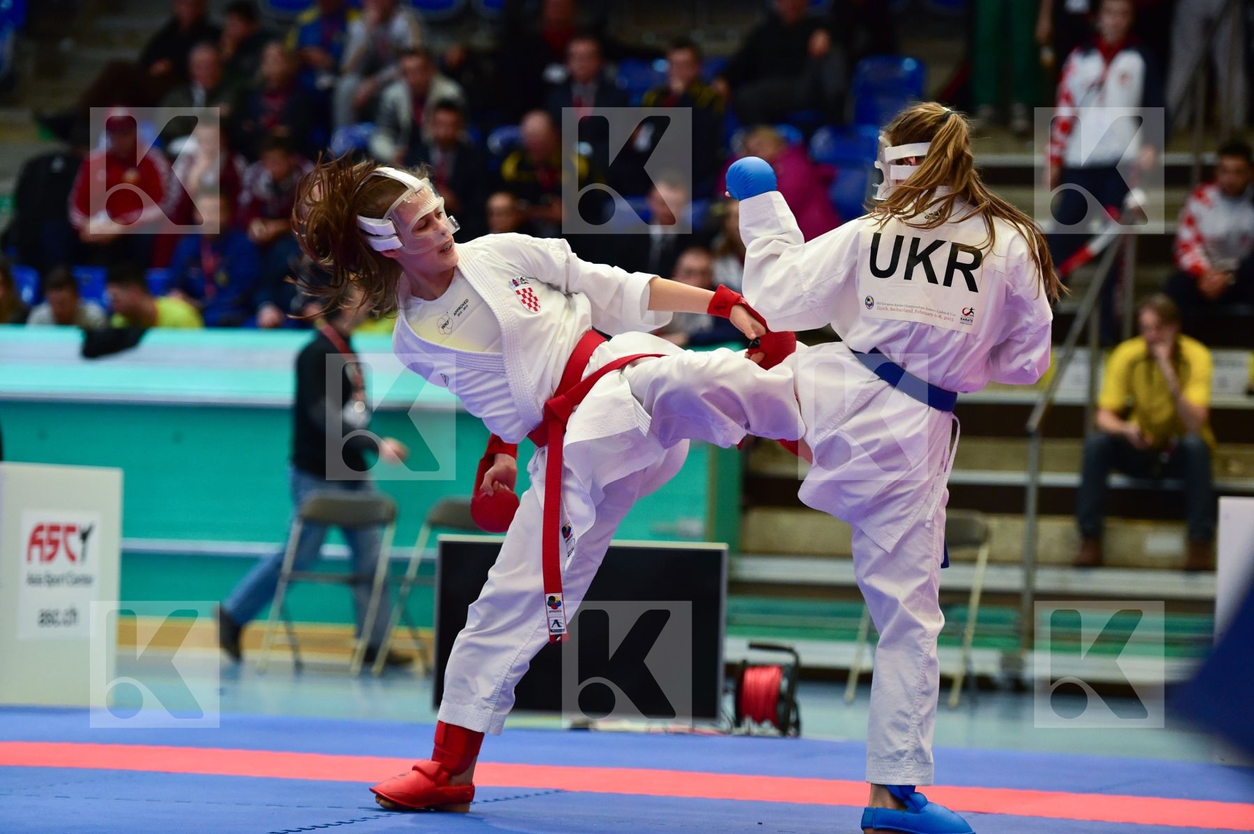 -47kg Arawaza cadet croatia female finals Kmit Solomiya kumite u