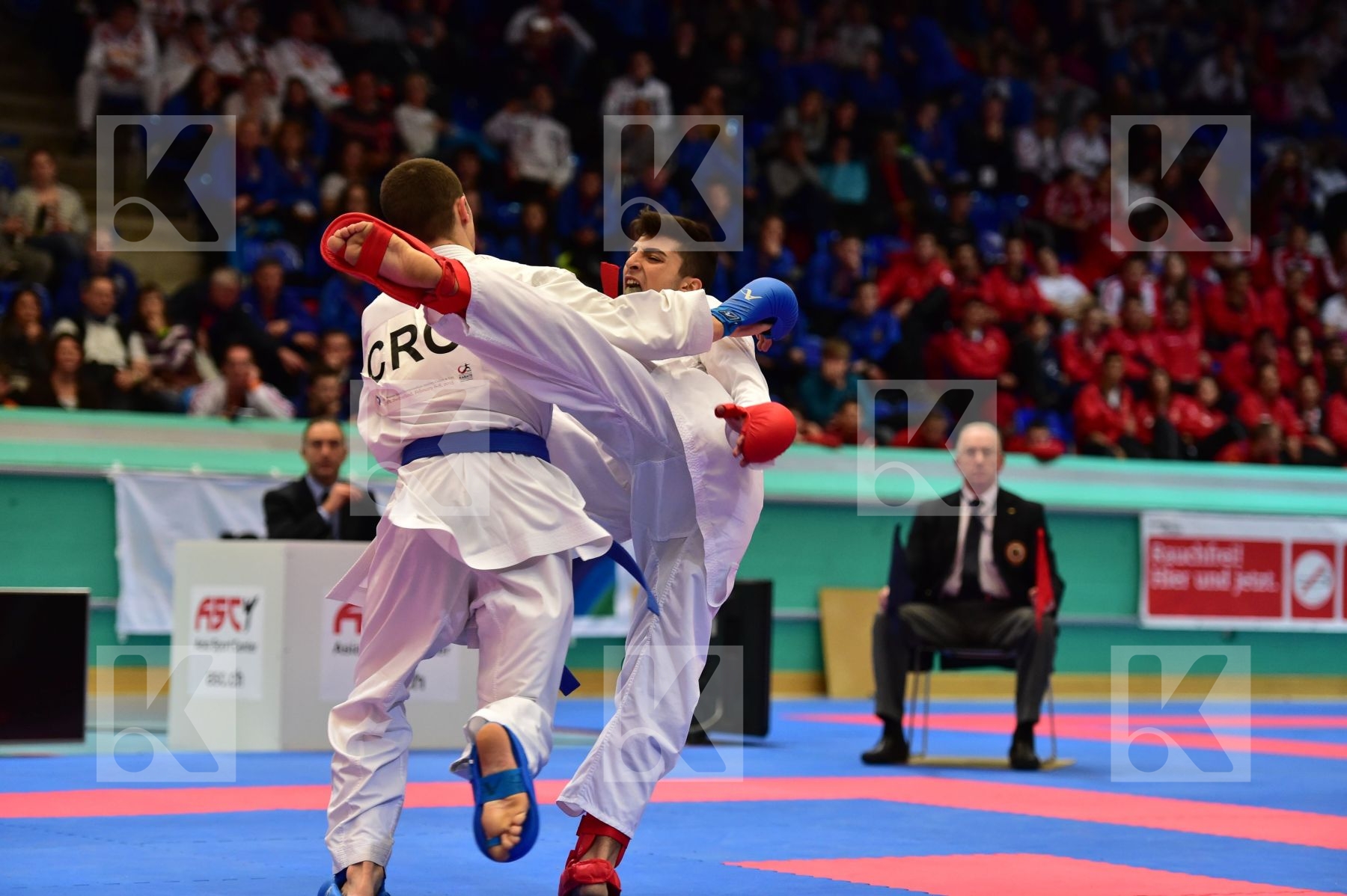 -61kg Arawaza croatia finals italy junior Kondic Luka kumite mal