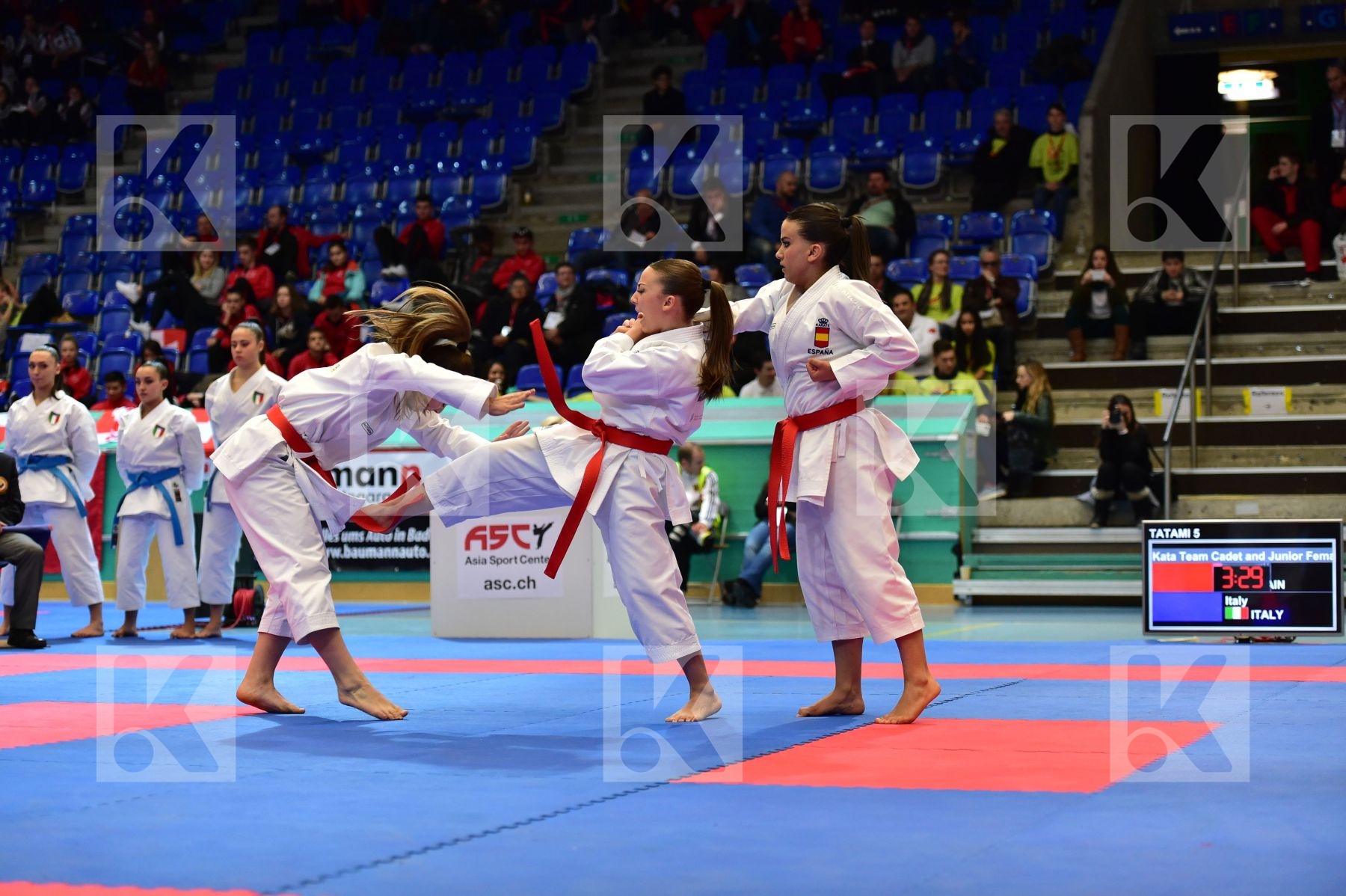 Arawaza bunkai cadet female finals junior kata spain team