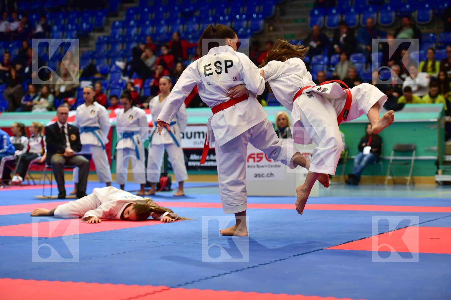Arawaza bunkai cadet female finals junior kata spain team