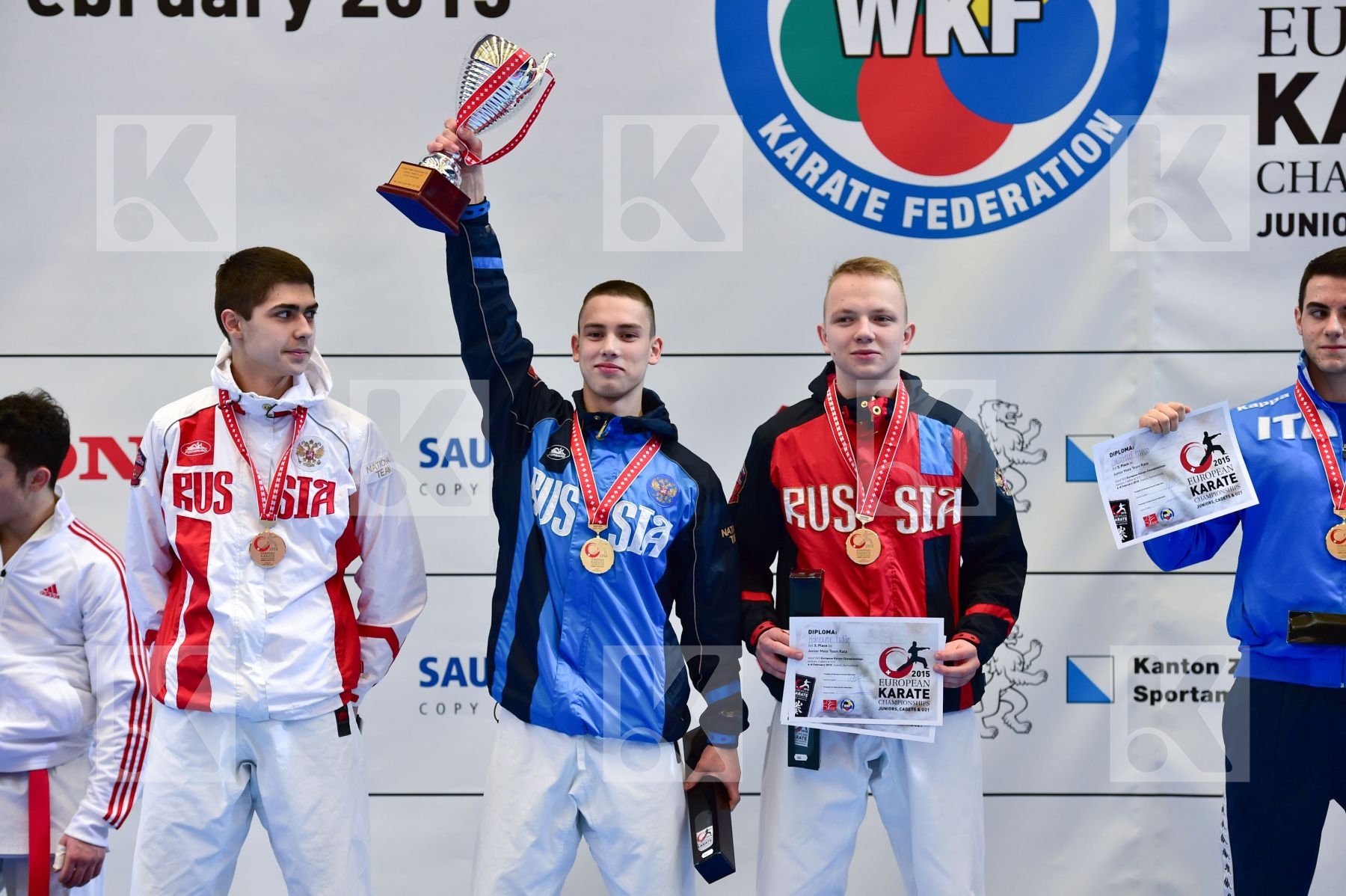 finals junior kata male Russian Federation team