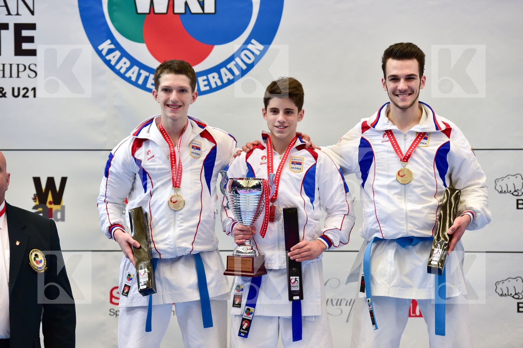 finals junior kata male Serbia team
