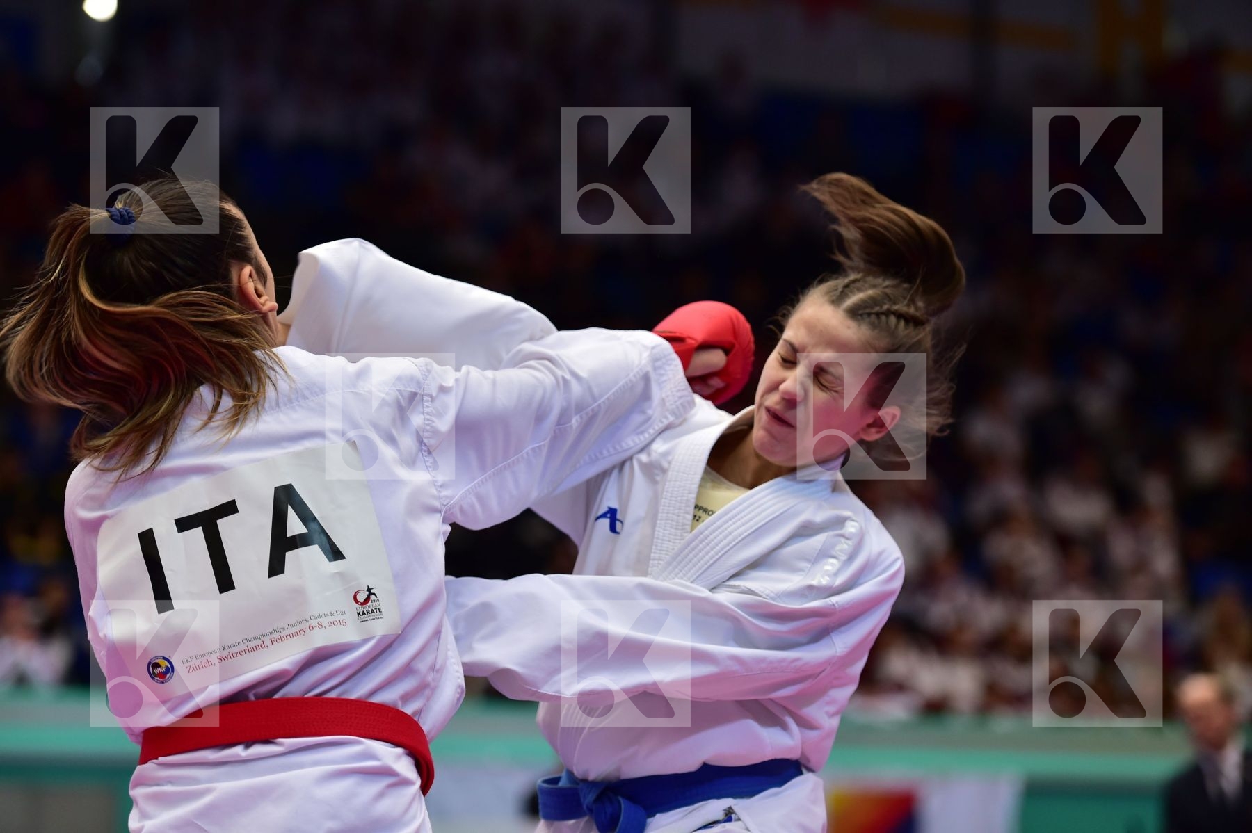 -55kg Arawaza Finashkina Valeria italy kumite Riccardi Federica