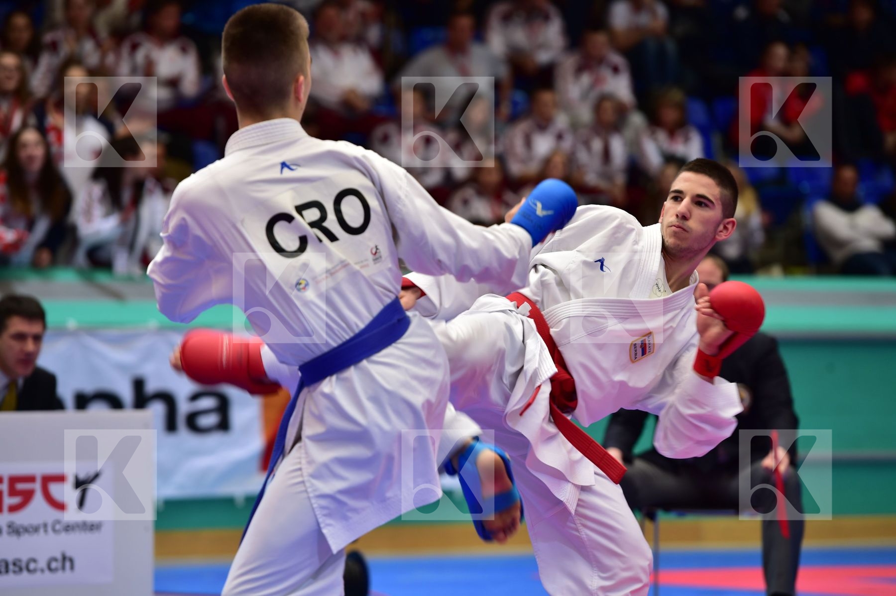-60kg Arawaza Berak Boran croatia Dzakovic Milos kumite Serbia U