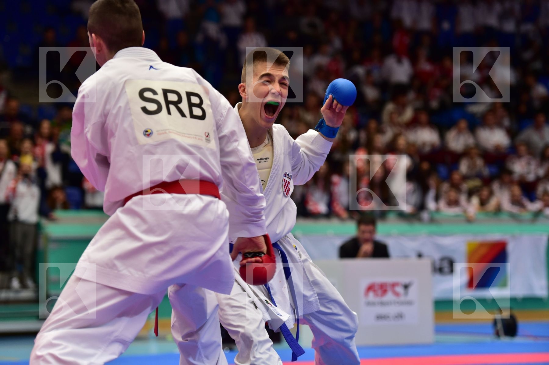 -60kg Arawaza Berak Boran croatia Dzakovic Milos kumite Serbia U