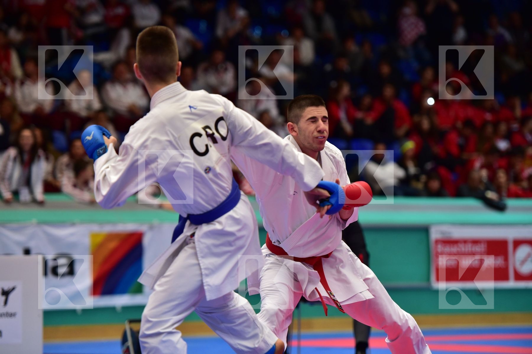 -60kg Arawaza Berak Boran croatia Dzakovic Milos kumite Serbia U