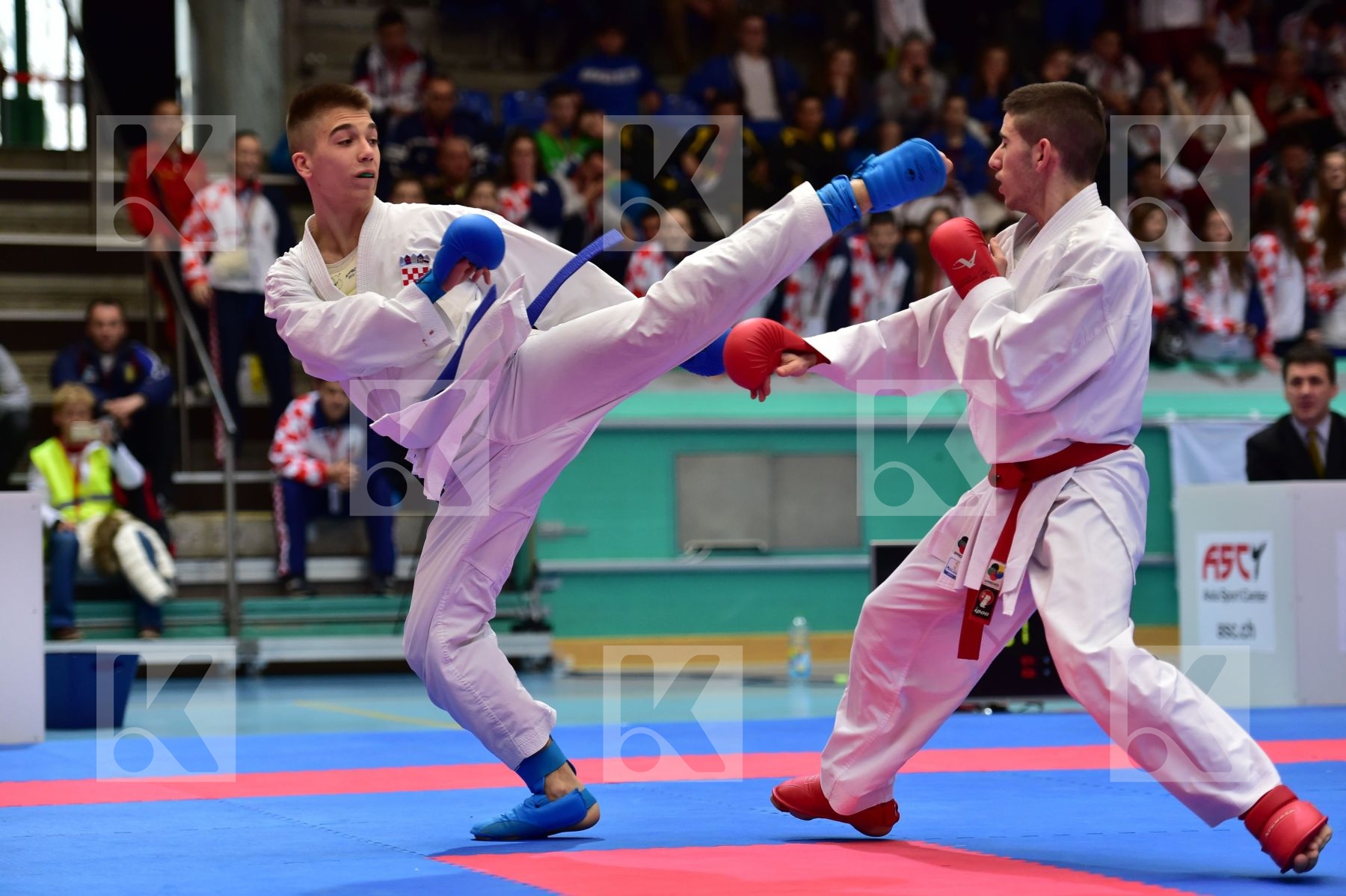 -60kg Arawaza Berak Boran croatia Dzakovic Milos kumite Serbia U
