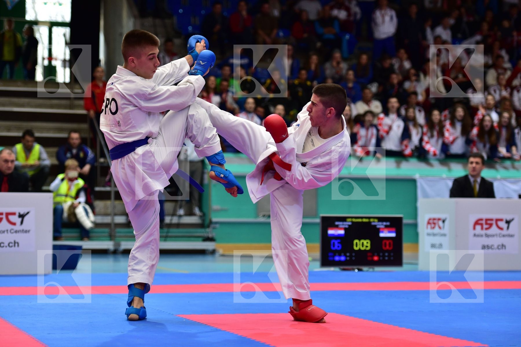 -60kg Arawaza Berak Boran croatia Dzakovic Milos kumite Serbia U