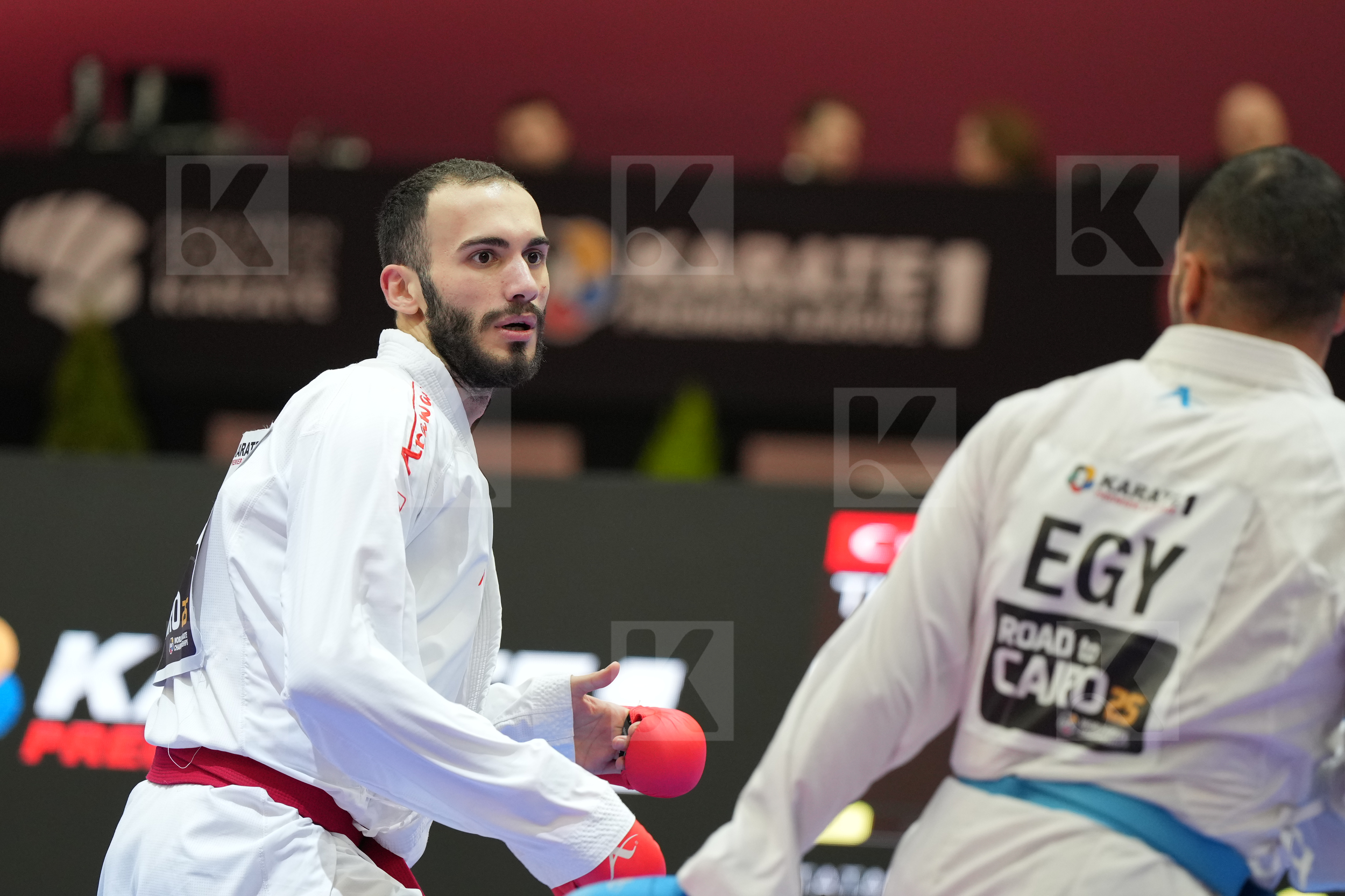 BULUT ENES (TURKEY) vs ABDELAZIZ ABDALLA (EGYPT) in Male Kumite -75 Kg - Final bout