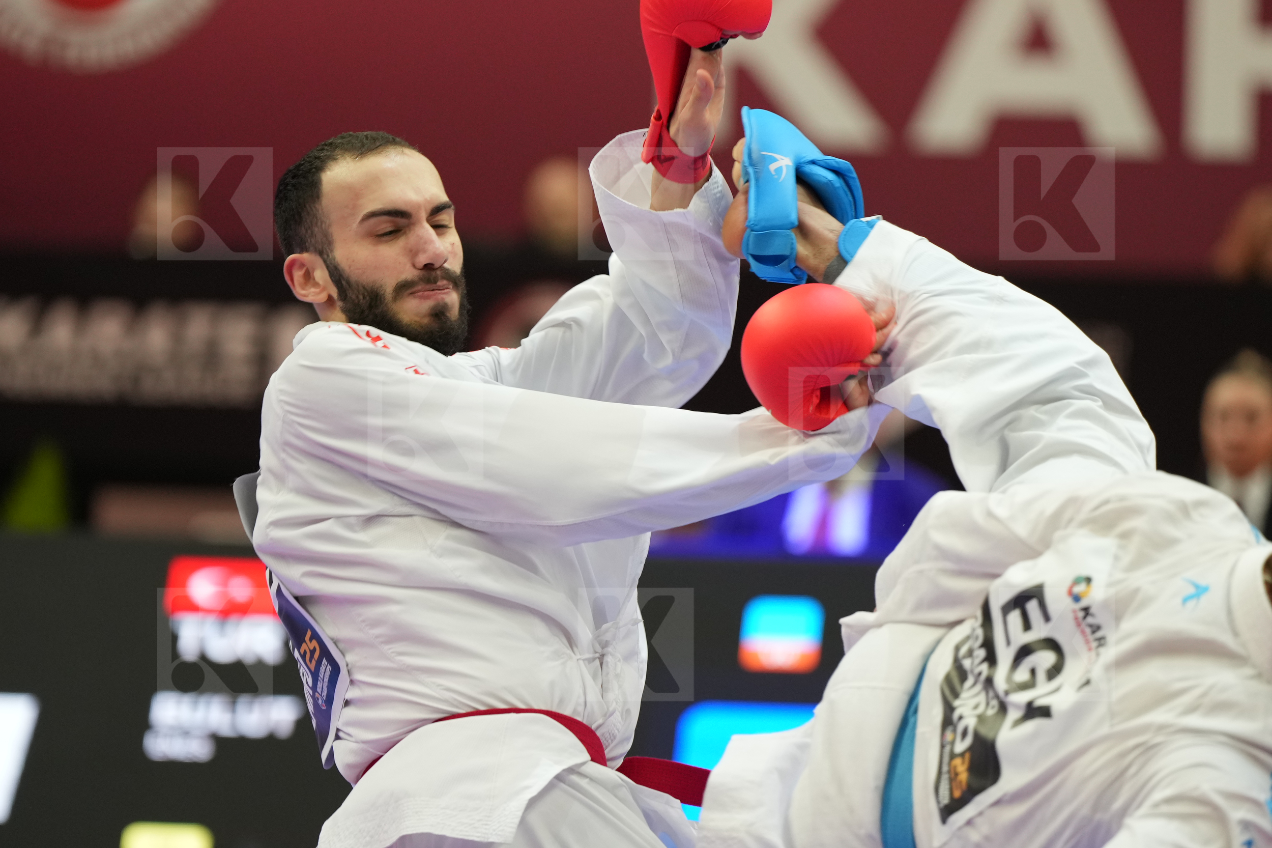 BULUT ENES (TURKEY) vs ABDELAZIZ ABDALLA (EGYPT) in Male Kumite -75 Kg - Final bout