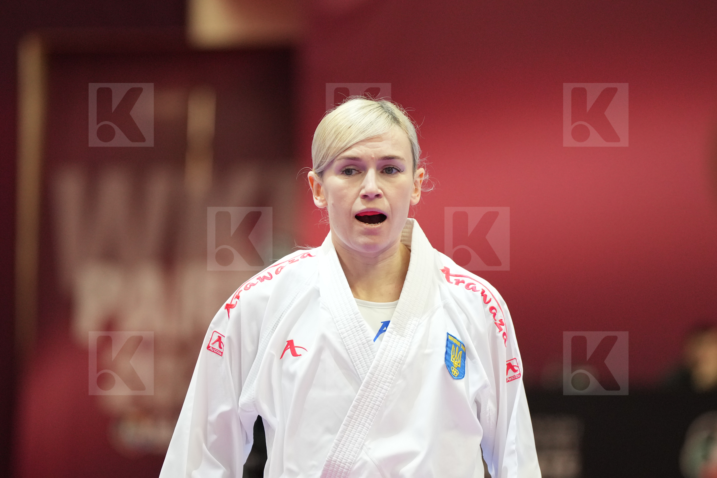 SEROGINA ANITA (UKRAINE) vs GOLSHADNEZHAD ATOUSA (IRAN) in Female Kumite -61 Kg - Final bout