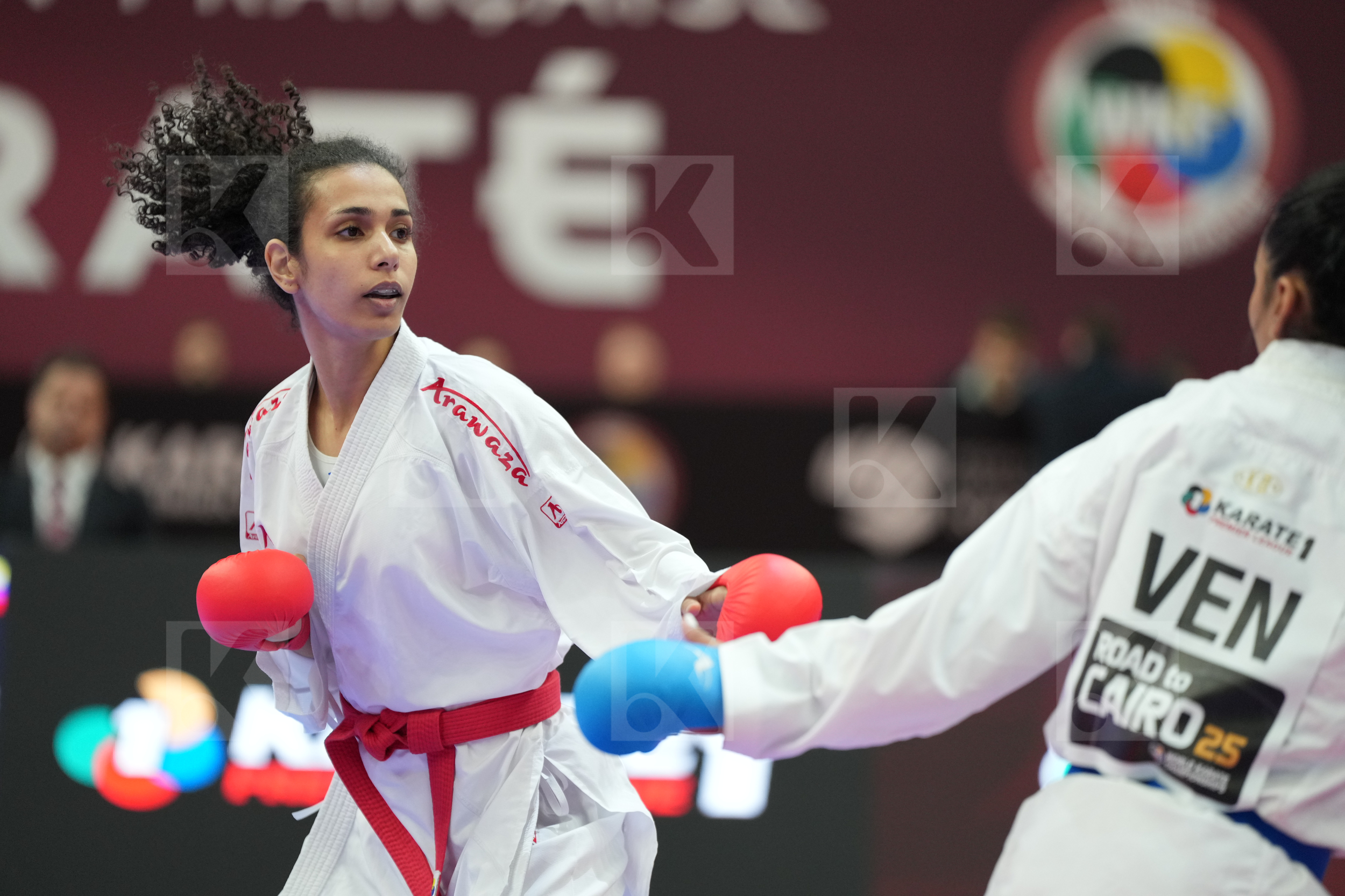 SALAMA REEM AHMED (EGYPT) vs SALAZAR YORGELIS (VENEZUELA) in Female Kumite -50 Kg - Final bout