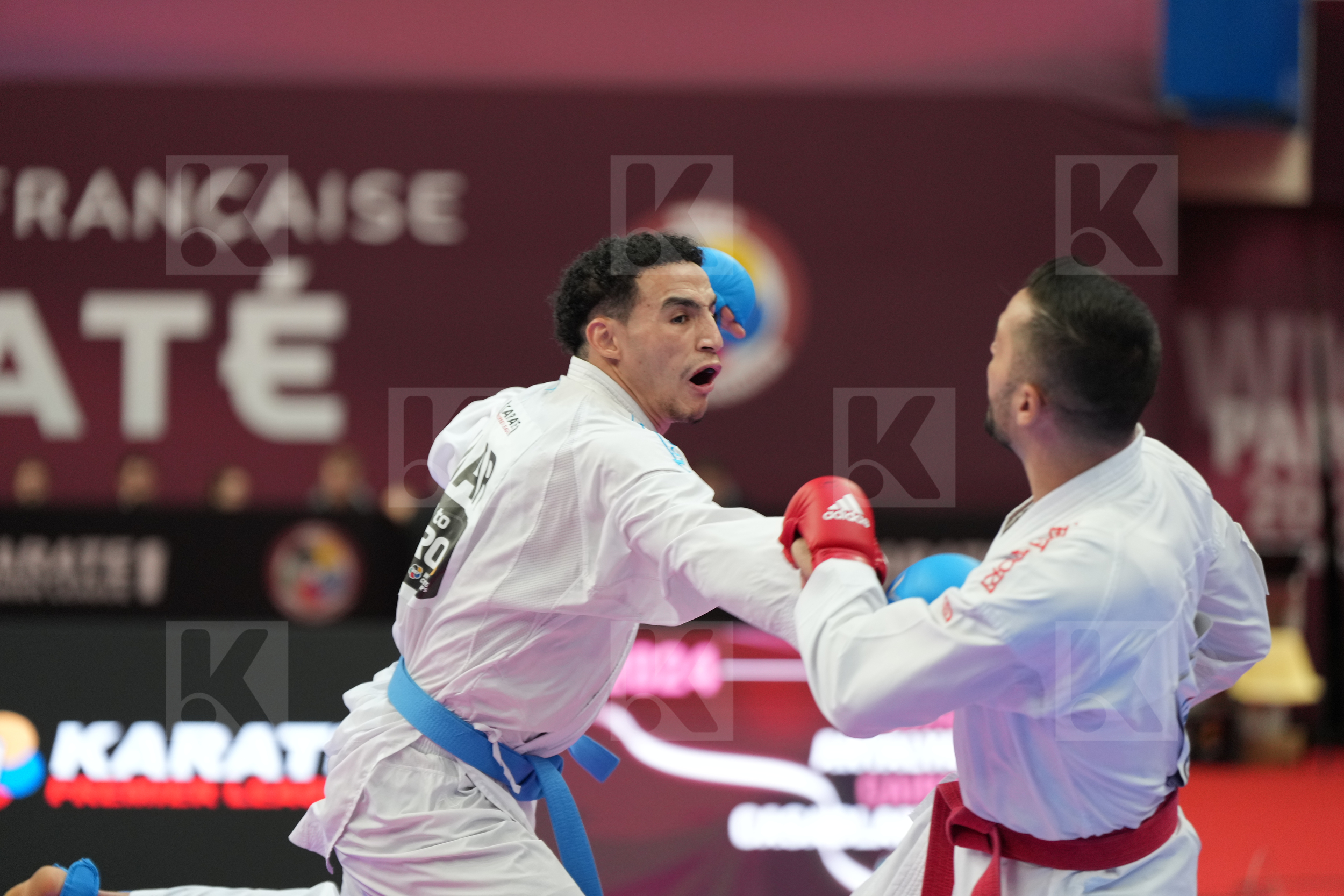 MARESCA LUCA (ITALY) vs OUBAYA SAID (MOROCCO) in Male Kumite -67 Kg - Final bout