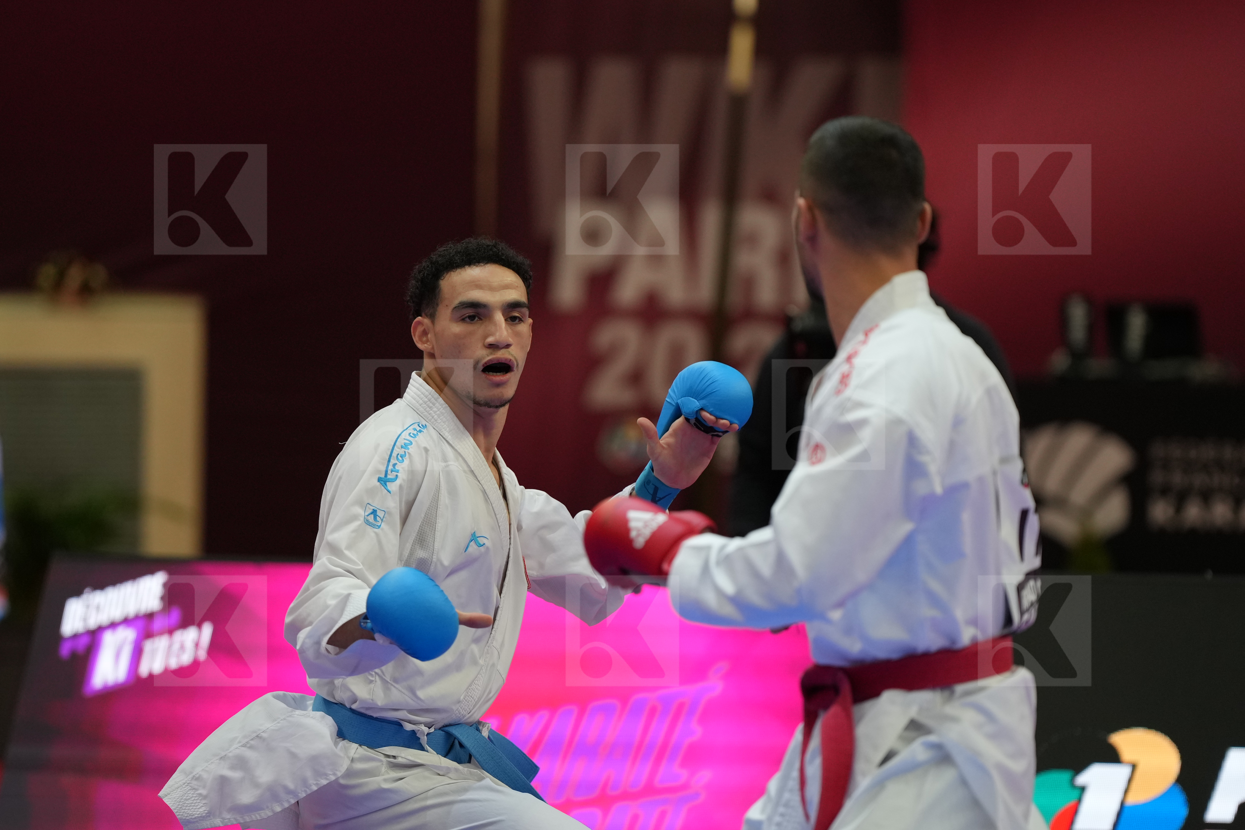 MARESCA LUCA (ITALY) vs OUBAYA SAID (MOROCCO) in Male Kumite -67 Kg - Final bout