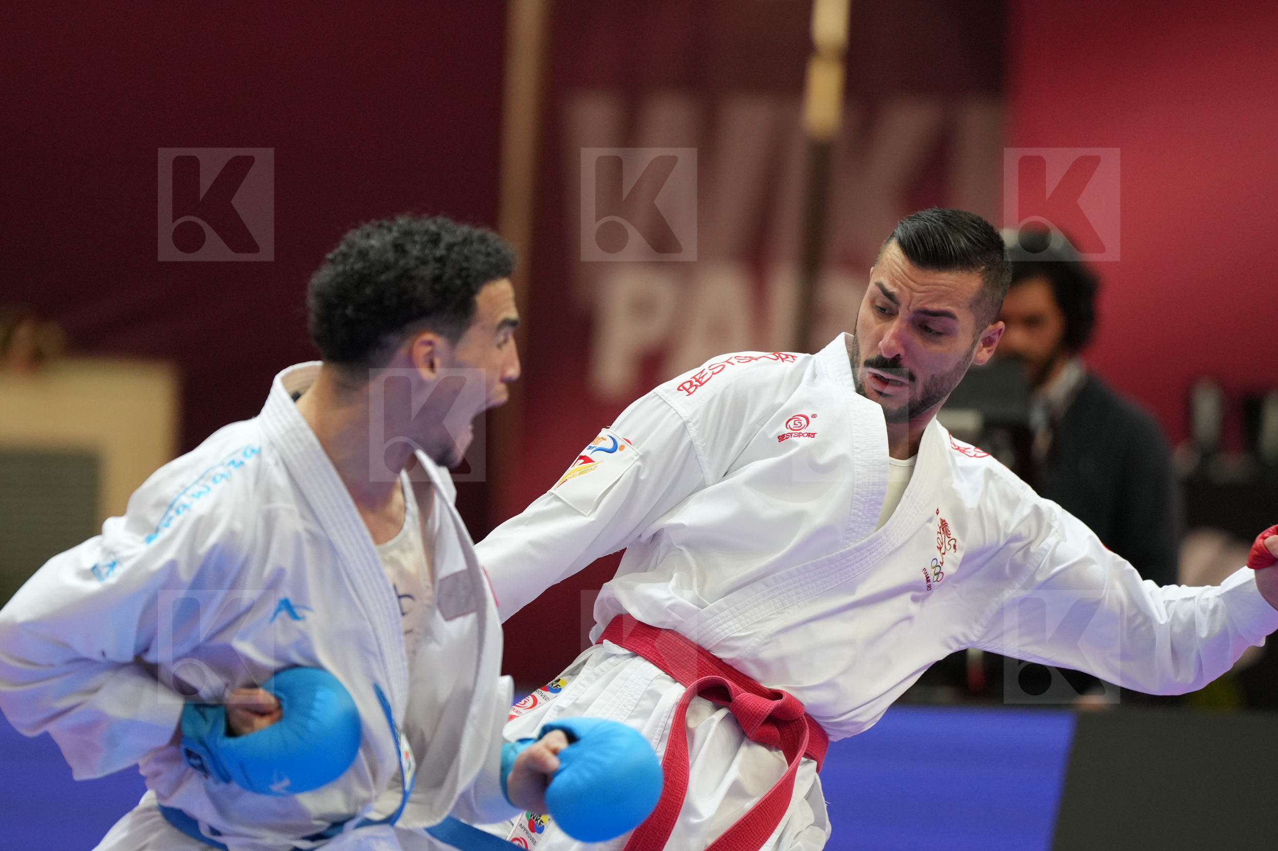 MARESCA LUCA (ITALY) vs OUBAYA SAID (MOROCCO) in Male Kumite -67 Kg - Final bout