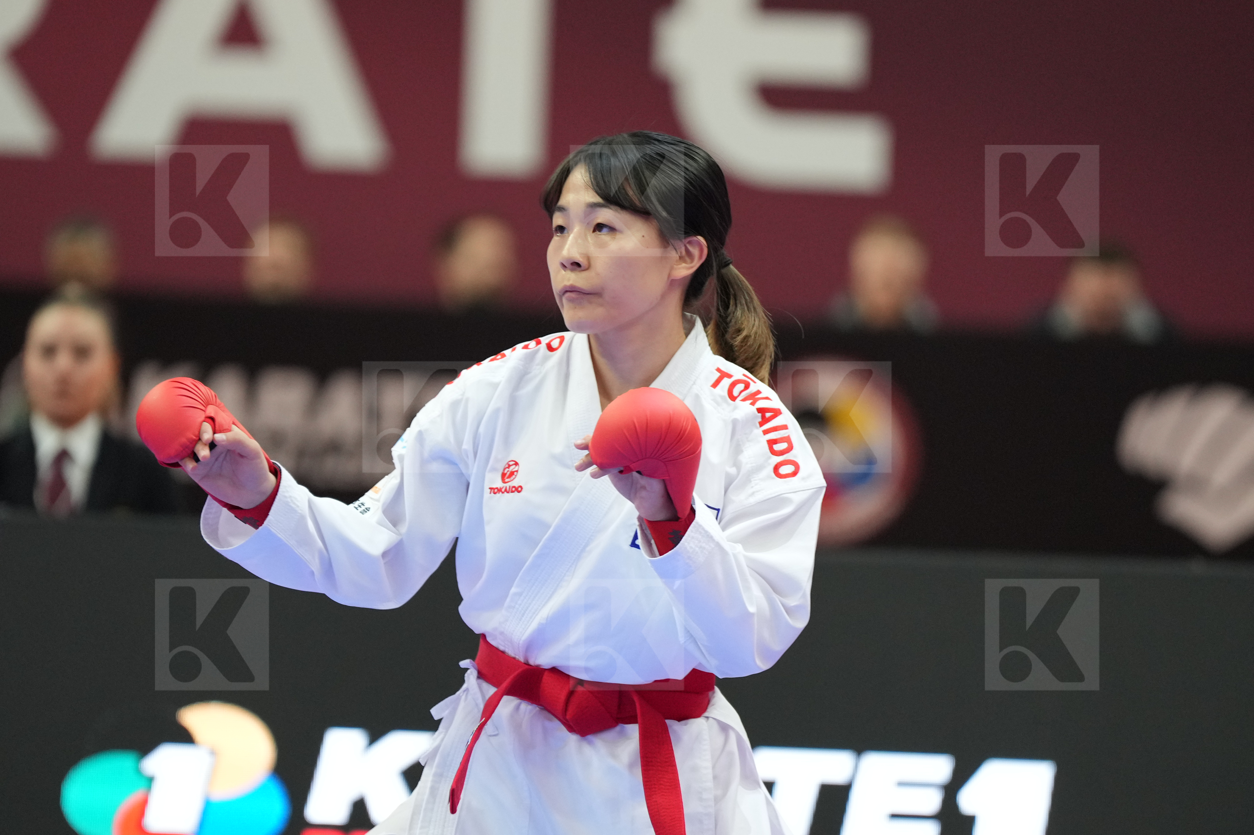 SHIMA AIRI (JAPAN) vs BITSCH MIA (GERMANY) in Female Kumite -55 Kg - Final bout