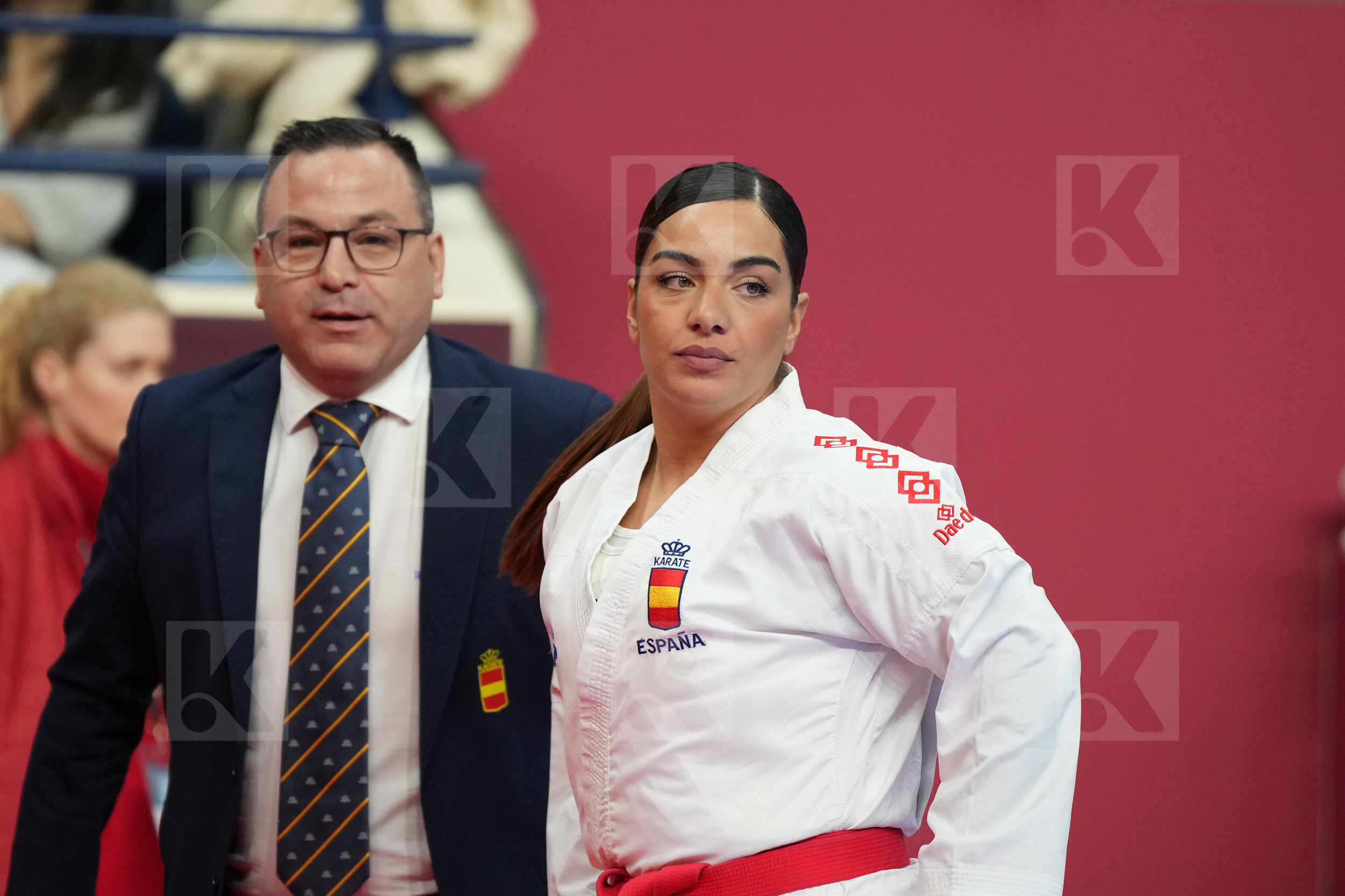 TORRES GARCIA MARIA (SPAIN) vs WALTERS ROCHELLE (ENGLAND) in Female Kumite 68+ Kg - Final bout