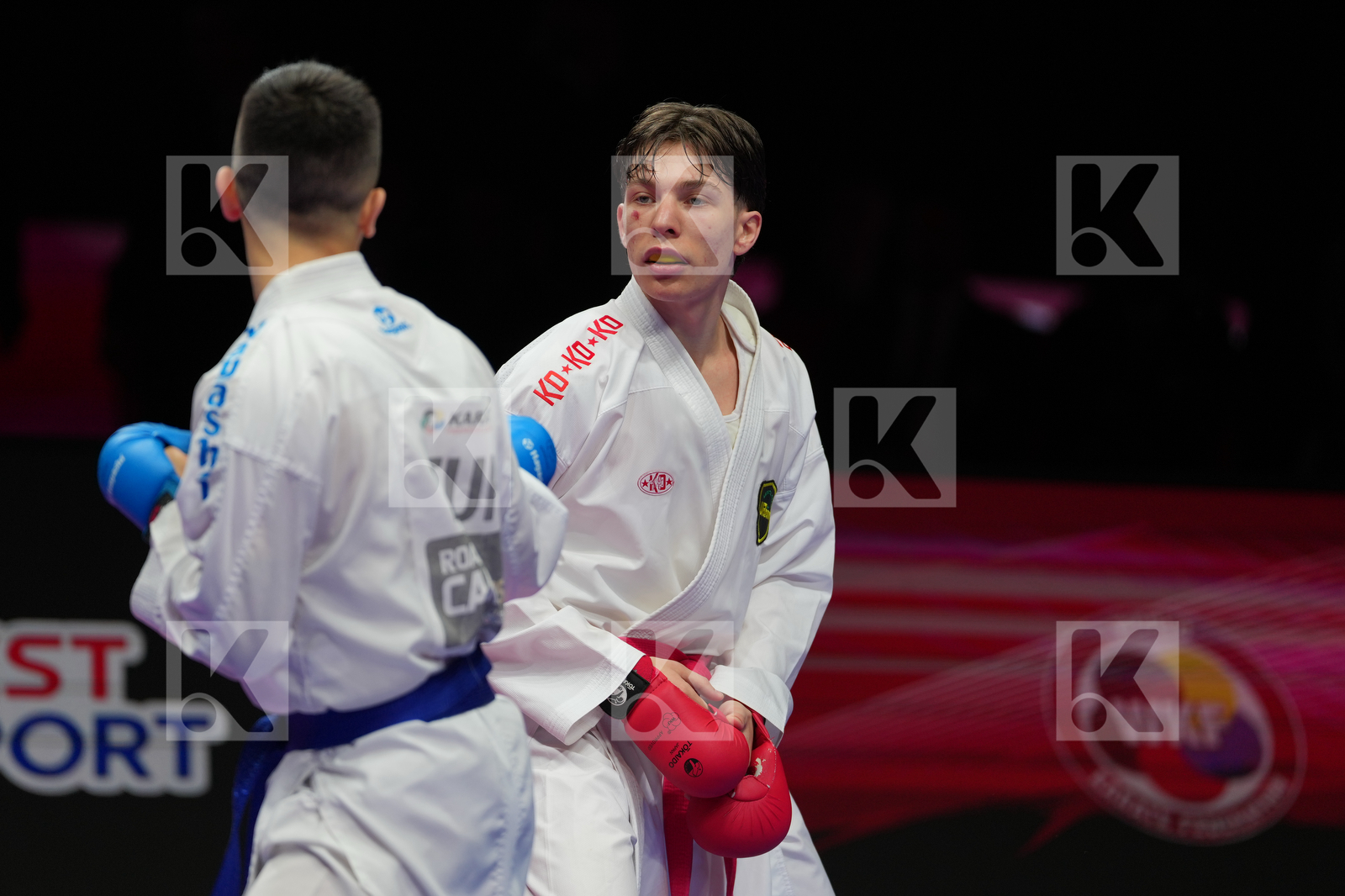 SABATINO CHRISTIAN (ITALY) vs SAMDAN ERAY (TURKIYE) in Male Kumite -60 Kg - Bronze Bout