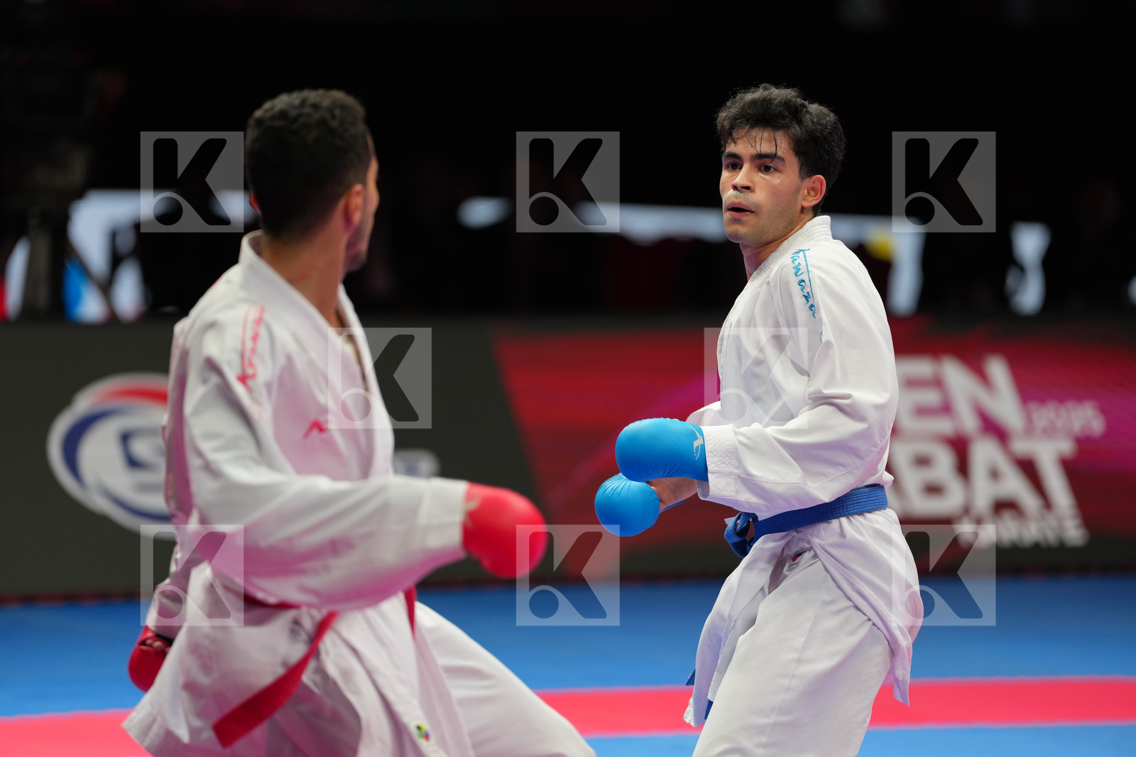 ALY ZYAD (EGYPT) vs  SAVADOV FARID (AZERBAIJAN) in Male Kumite -60 Kg - Bronze Bout