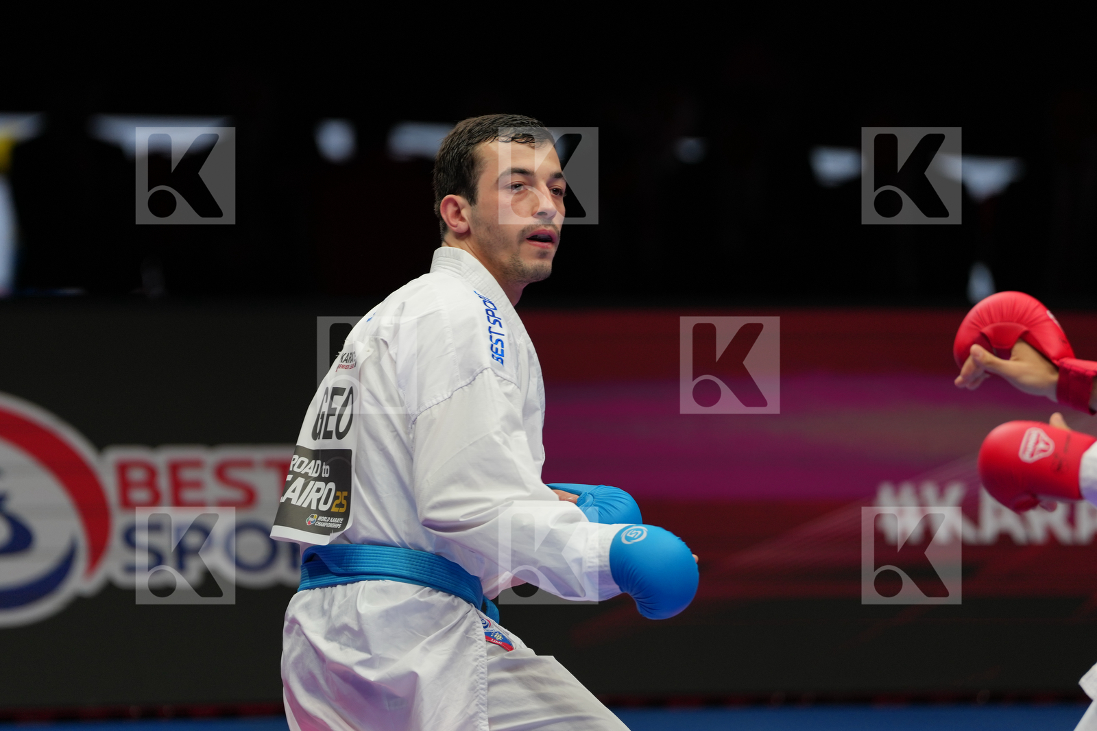 XENOS CHRISTOS-STEFANOS (GREECE) vs SORDIA TSOTNE (GEOGIA) in Male Kumite -60 Kg - Final Bout