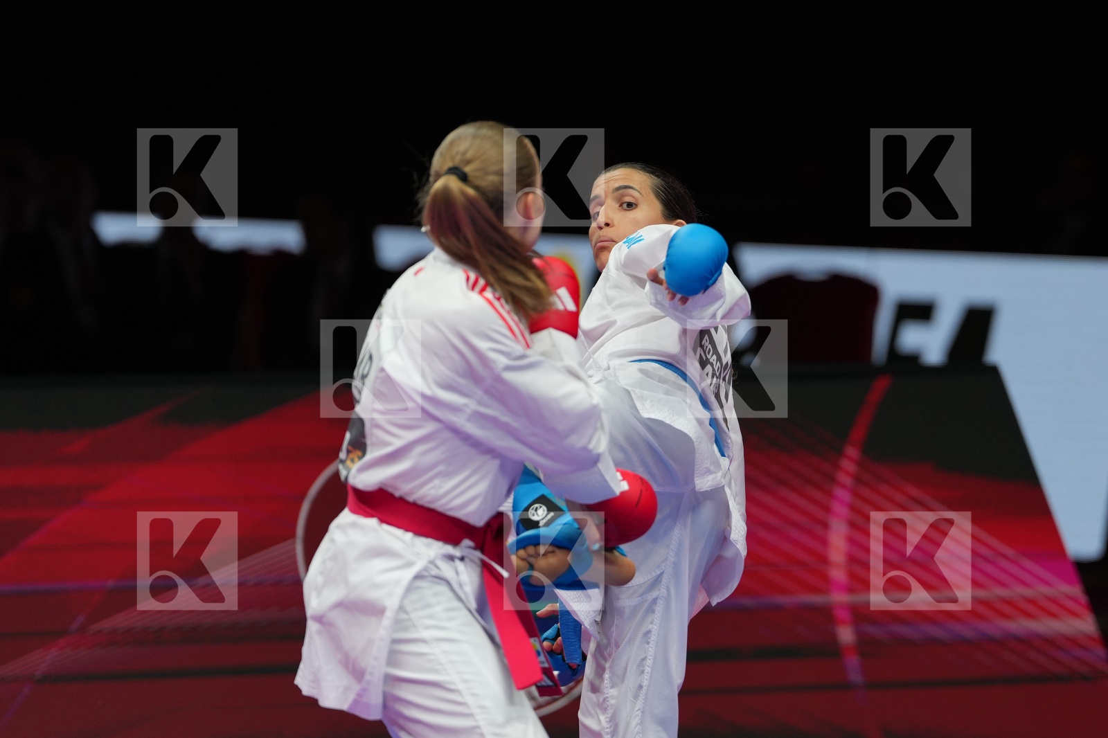 PALASHEVSKA YULIIA (UKRAINE) vs BOUDERBANE SOPHIA (FRANCE) in Female Kumite -50 Kg - Bronze Bout