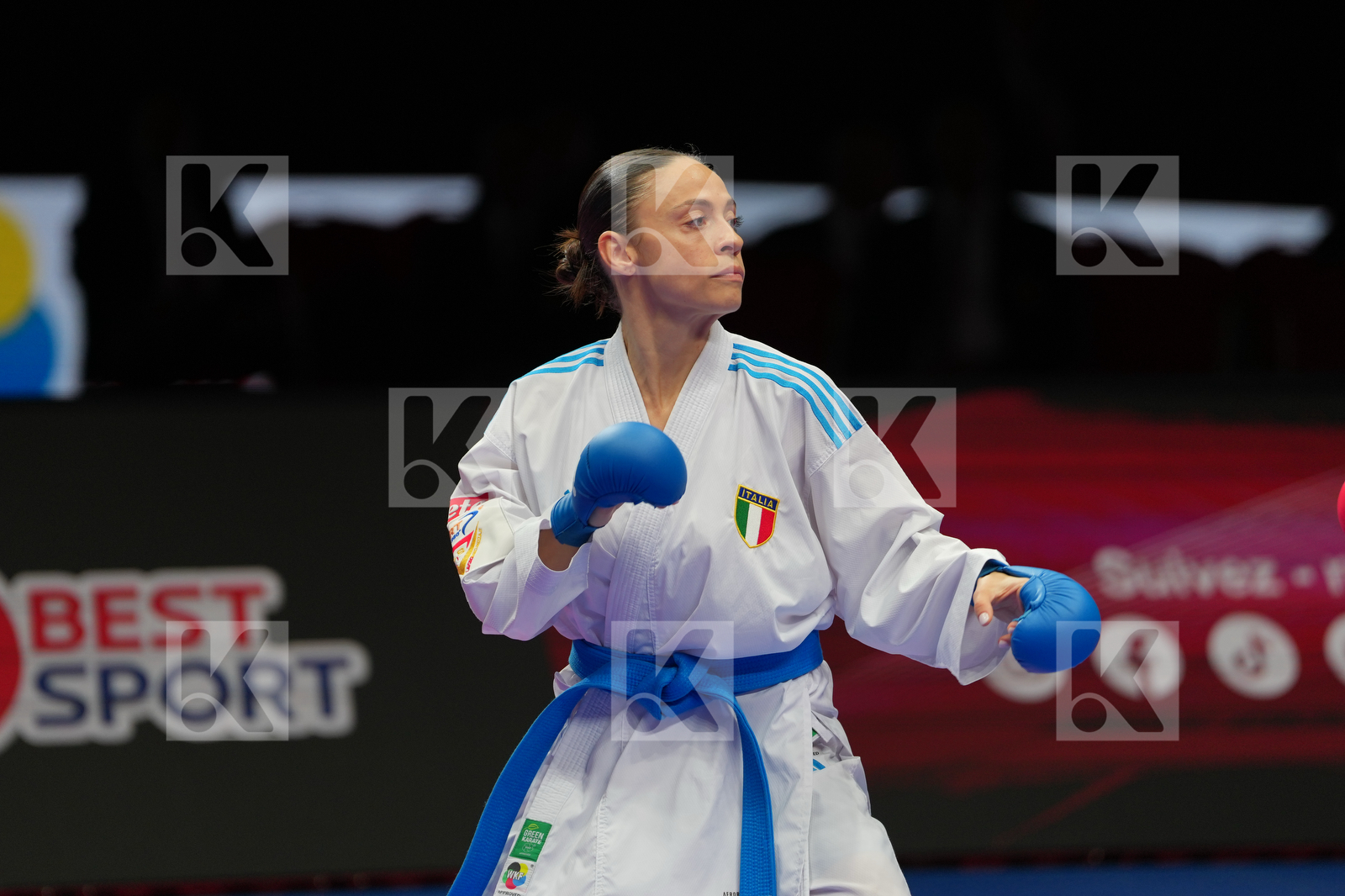 PAPPA CHRISTINA TRIADA (GREECE) vs PERFETTO ERMINIA (ITALY) in Female Kumite -50 Kg - Final Bout