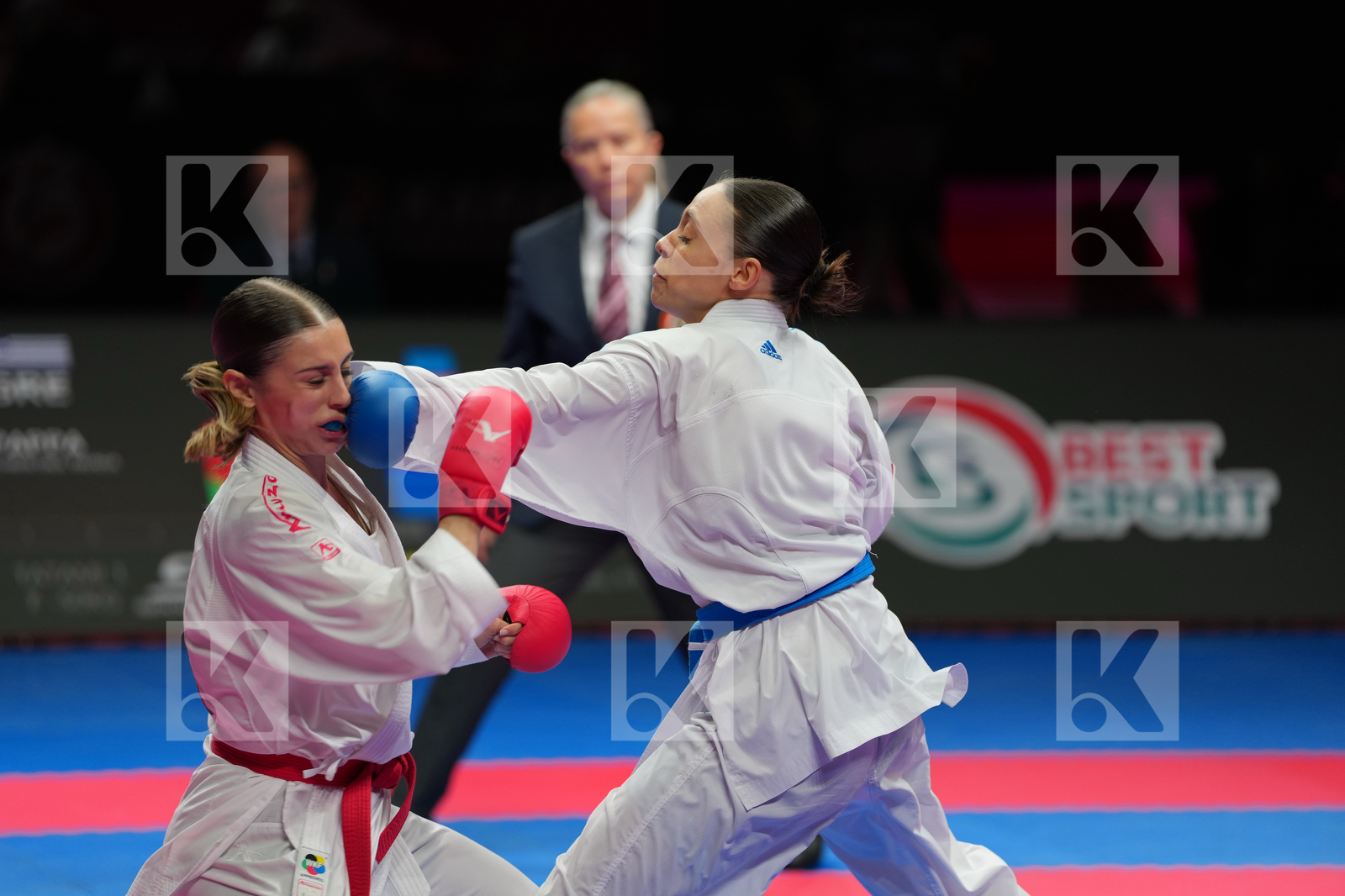 PAPPA CHRISTINA TRIADA (GREECE) vs PERFETTO ERMINIA (ITALY) in Female Kumite -50 Kg - Final Bout