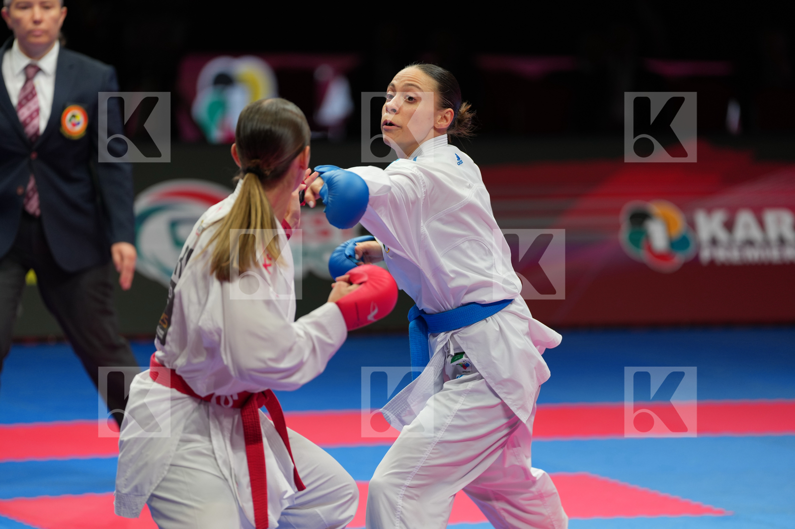 PAPPA CHRISTINA TRIADA (GREECE) vs PERFETTO ERMINIA (ITALY) in Female Kumite -50 Kg - Final Bout