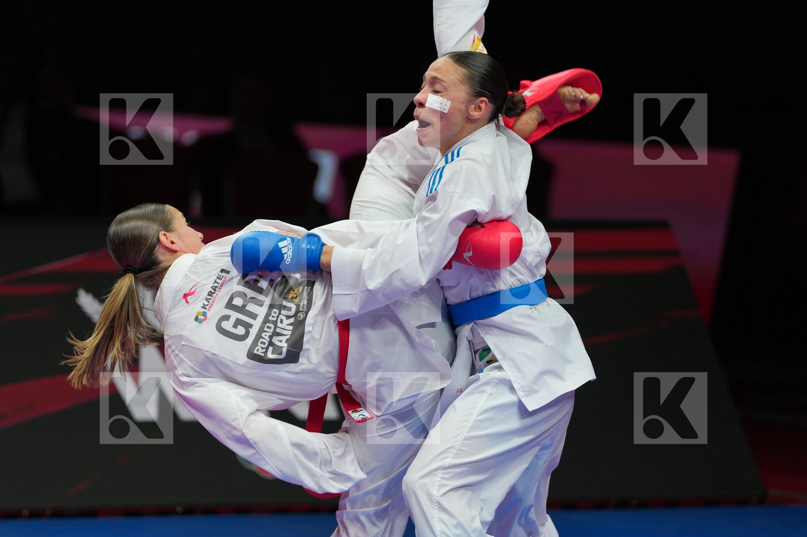 PAPPA CHRISTINA TRIADA (GREECE) vs PERFETTO ERMINIA (ITALY) in Female Kumite -50 Kg - Final Bout