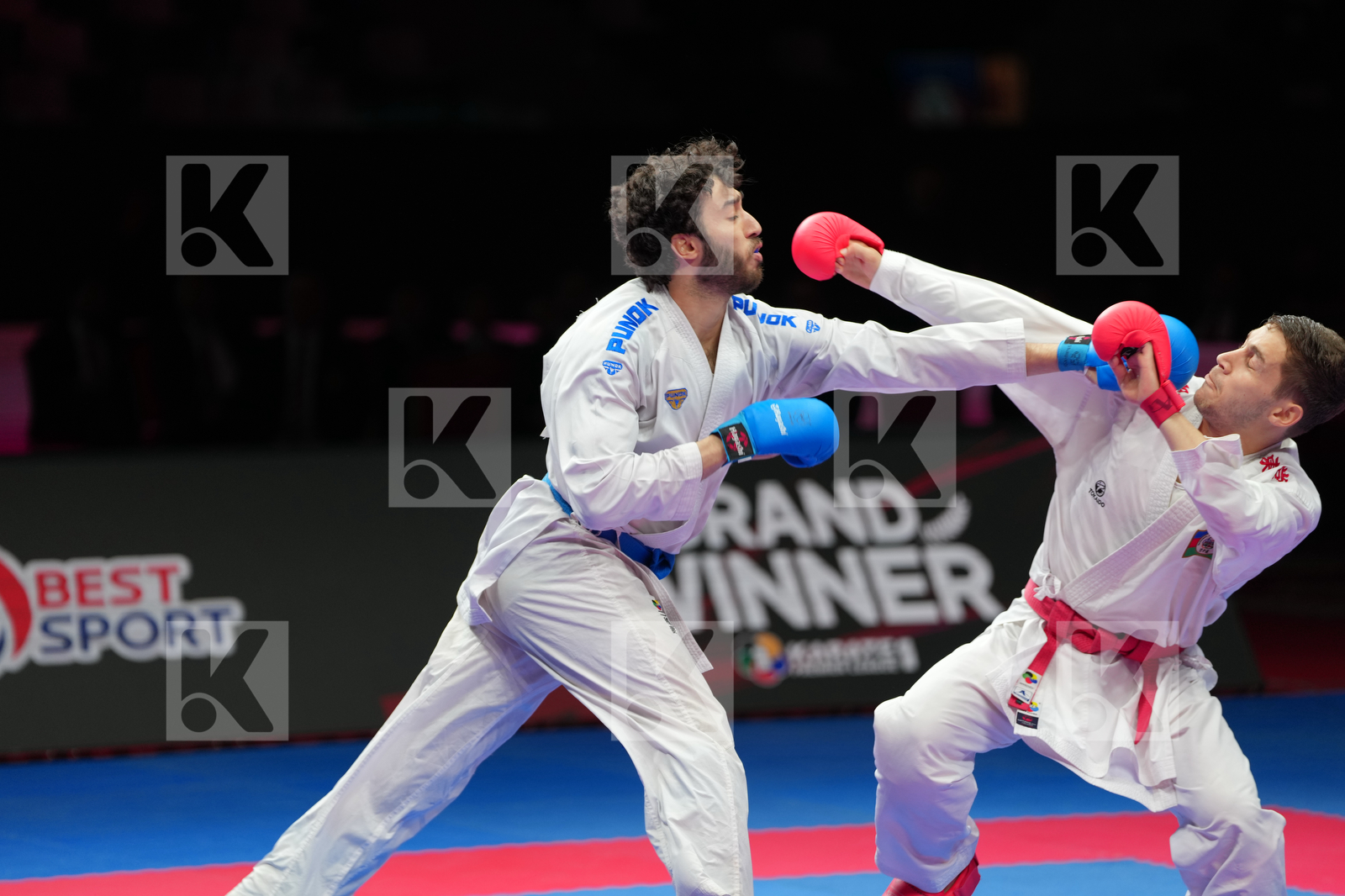 MAMMADLI HUSEYN (AZERBAIJAN) vs ELSAWY ALI (EGYPT) in Male Kumite -67 Kg - Bronze Bout