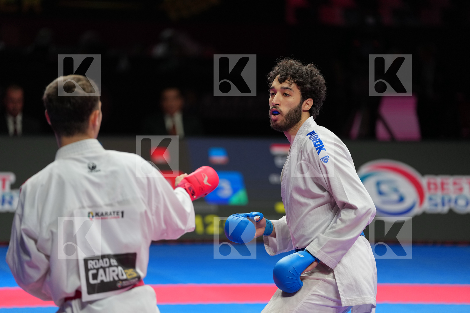 MAMMADLI HUSEYN (AZERBAIJAN) vs ELSAWY ALI (EGYPT) in Male Kumite -67 Kg - Bronze Bout