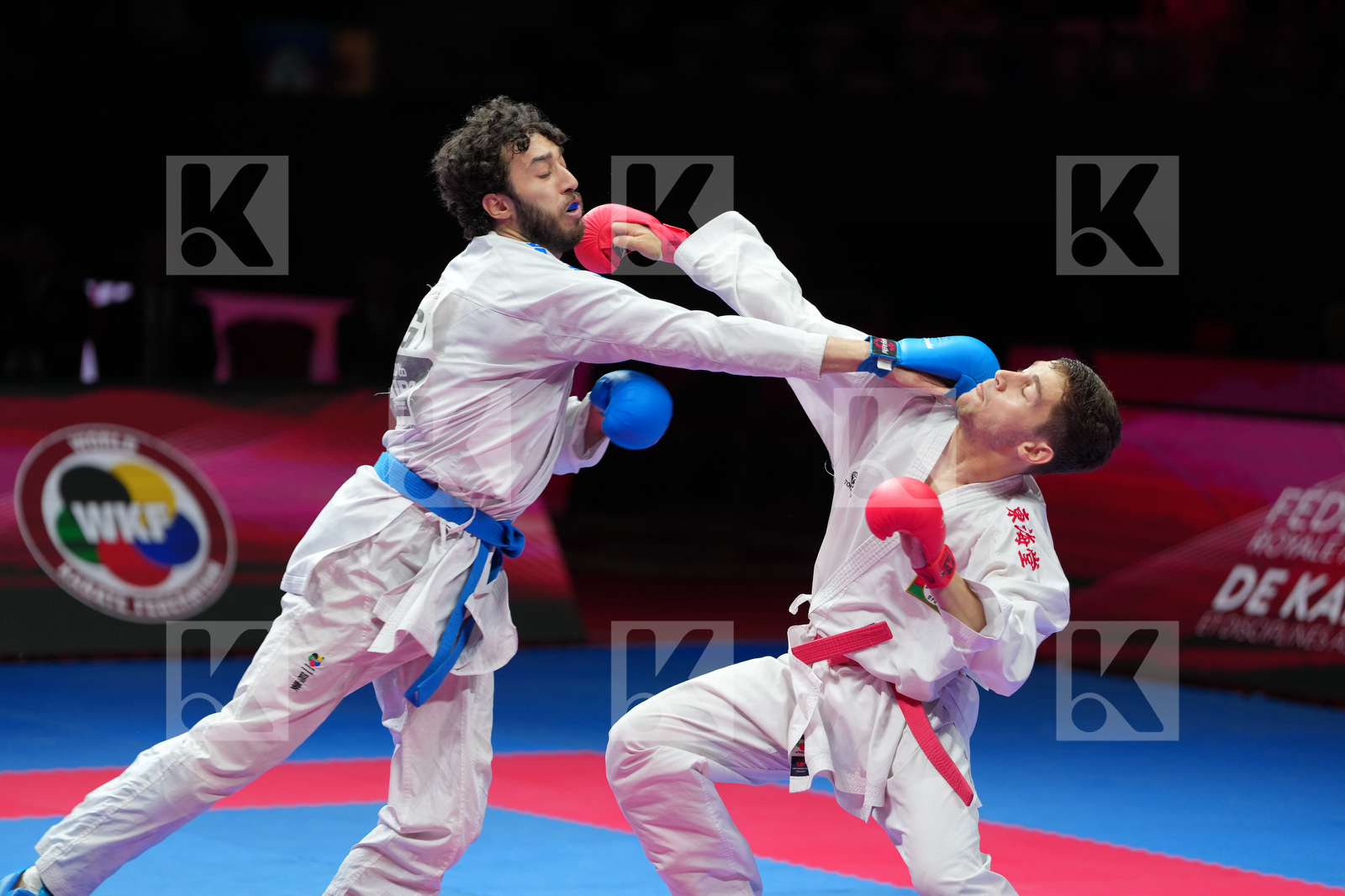 MAMMADLI HUSEYN (AZERBAIJAN) vs ELSAWY ALI (EGYPT) in Male Kumite -67 Kg - Bronze Bout
