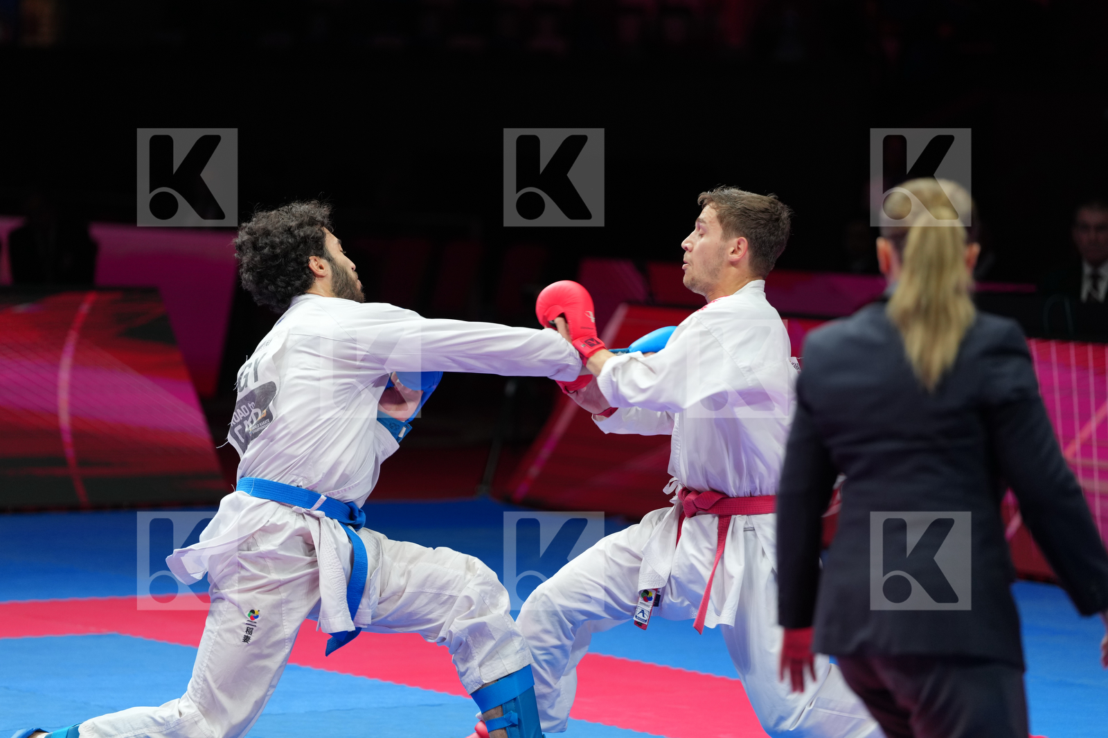 MAMMADLI HUSEYN (AZERBAIJAN) vs ELSAWY ALI (EGYPT) in Male Kumite -67 Kg - Bronze Bout
