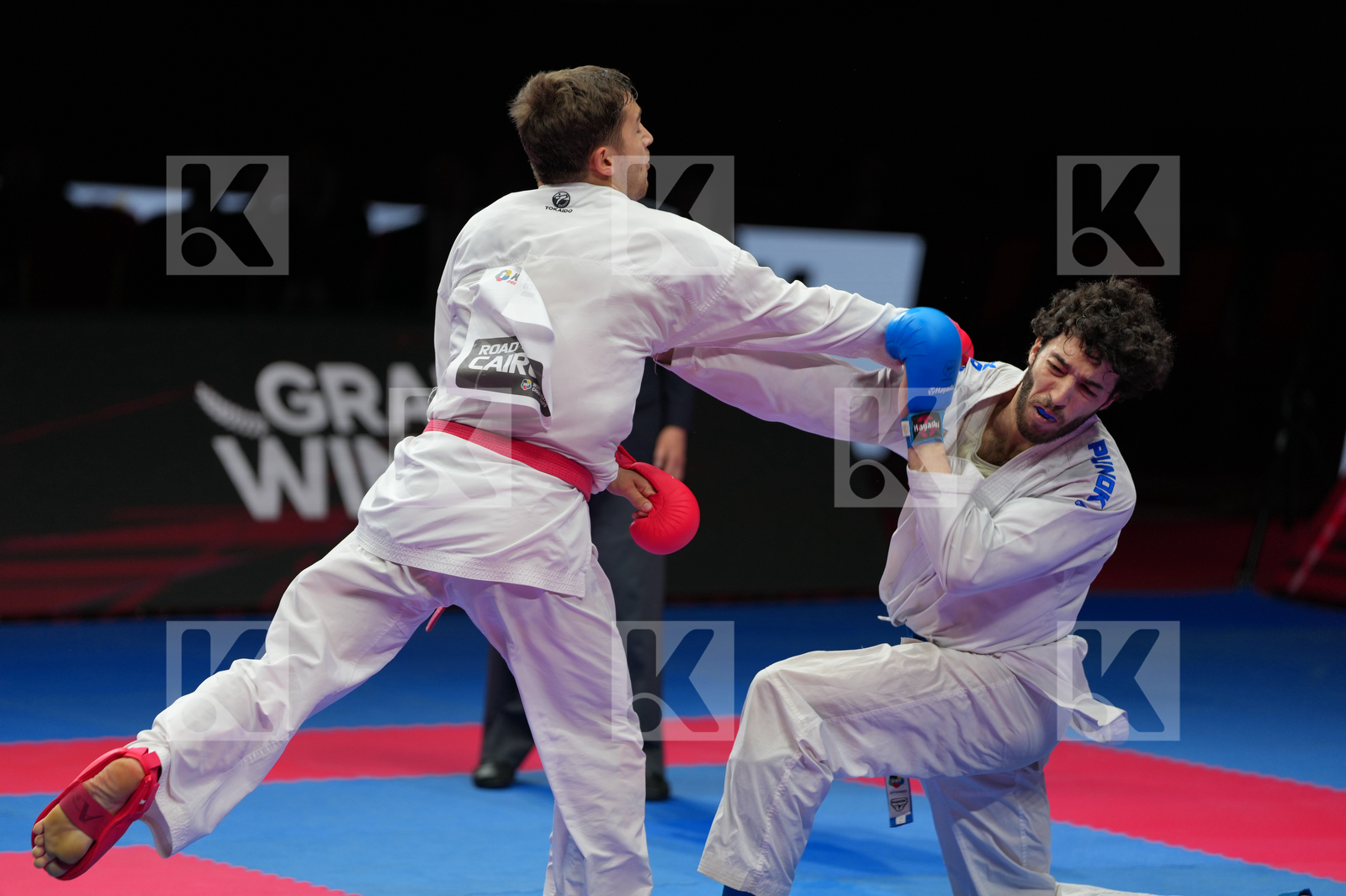 MAMMADLI HUSEYN (AZERBAIJAN) vs ELSAWY ALI (EGYPT) in Male Kumite -67 Kg - Bronze Bout