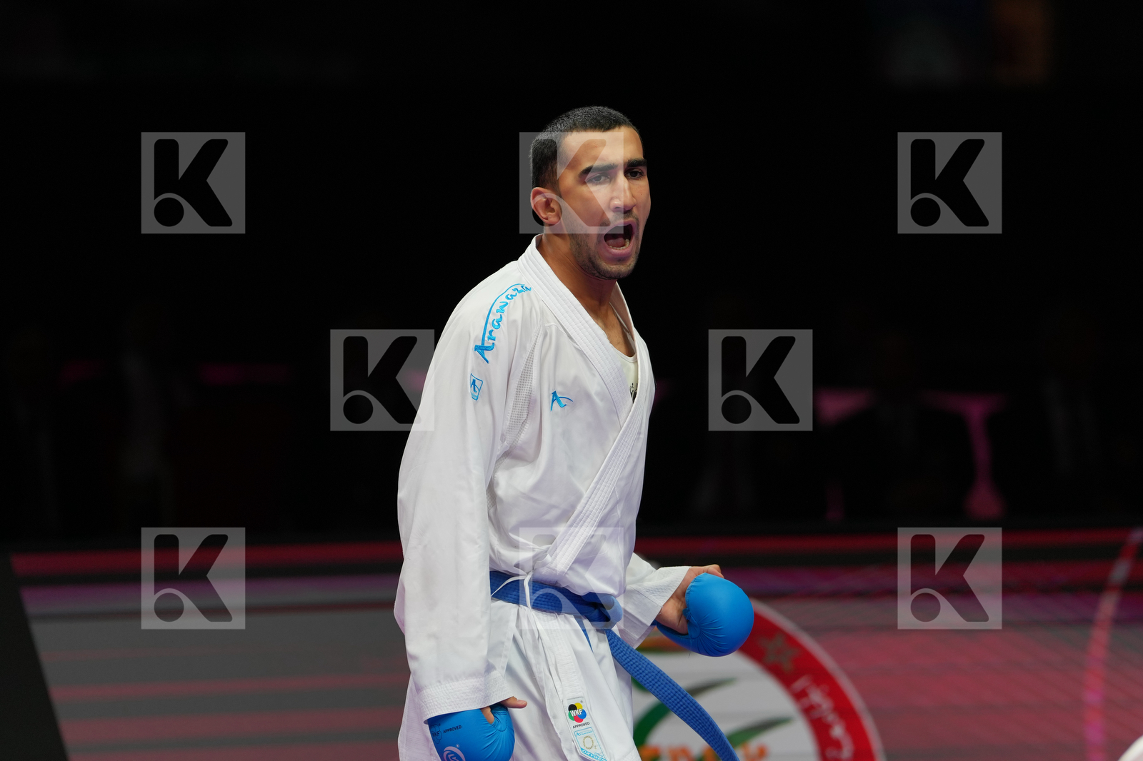 OEZDEMIR MUHAMMED (GERMANY) vs RZAZADE NURAN (AZERBAIJAN) in Male Kumite -67 Kg - Bronze Bout