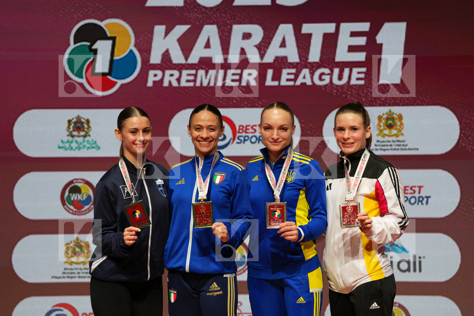 Podium ceremony in  - Final Bout