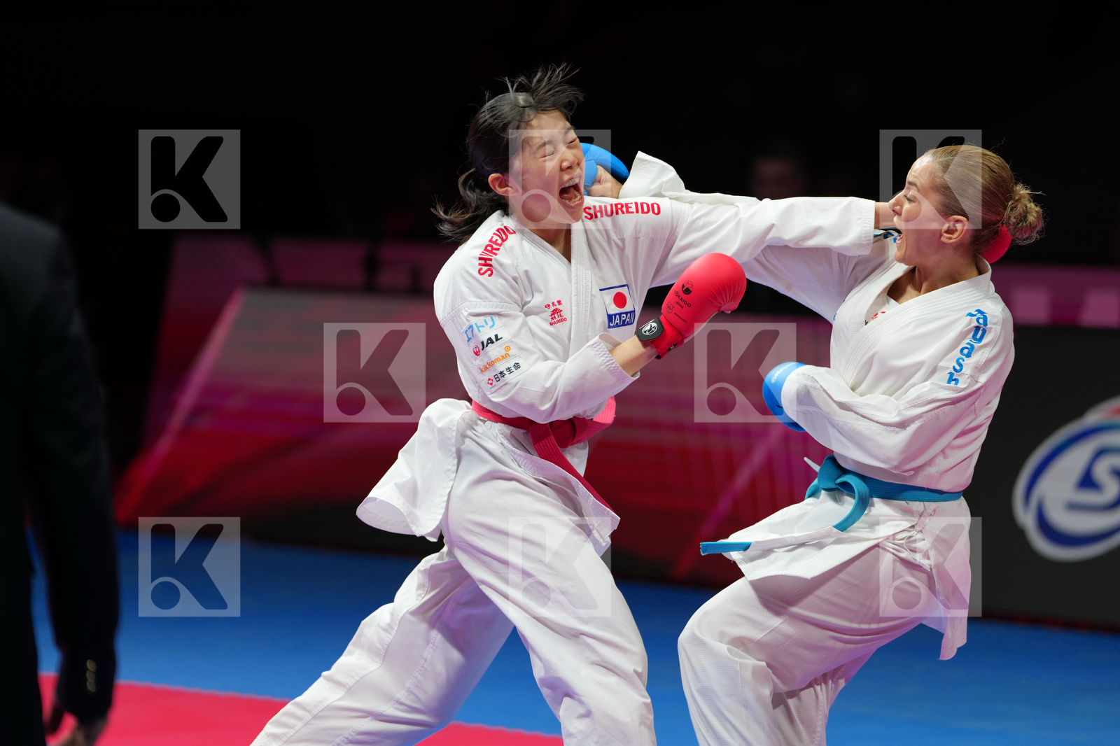 HARADA AKARI (JAPAN) vs YAKAN TUBA (TURKIYE) in Female Kumite -55 Kg - Bronze Bout