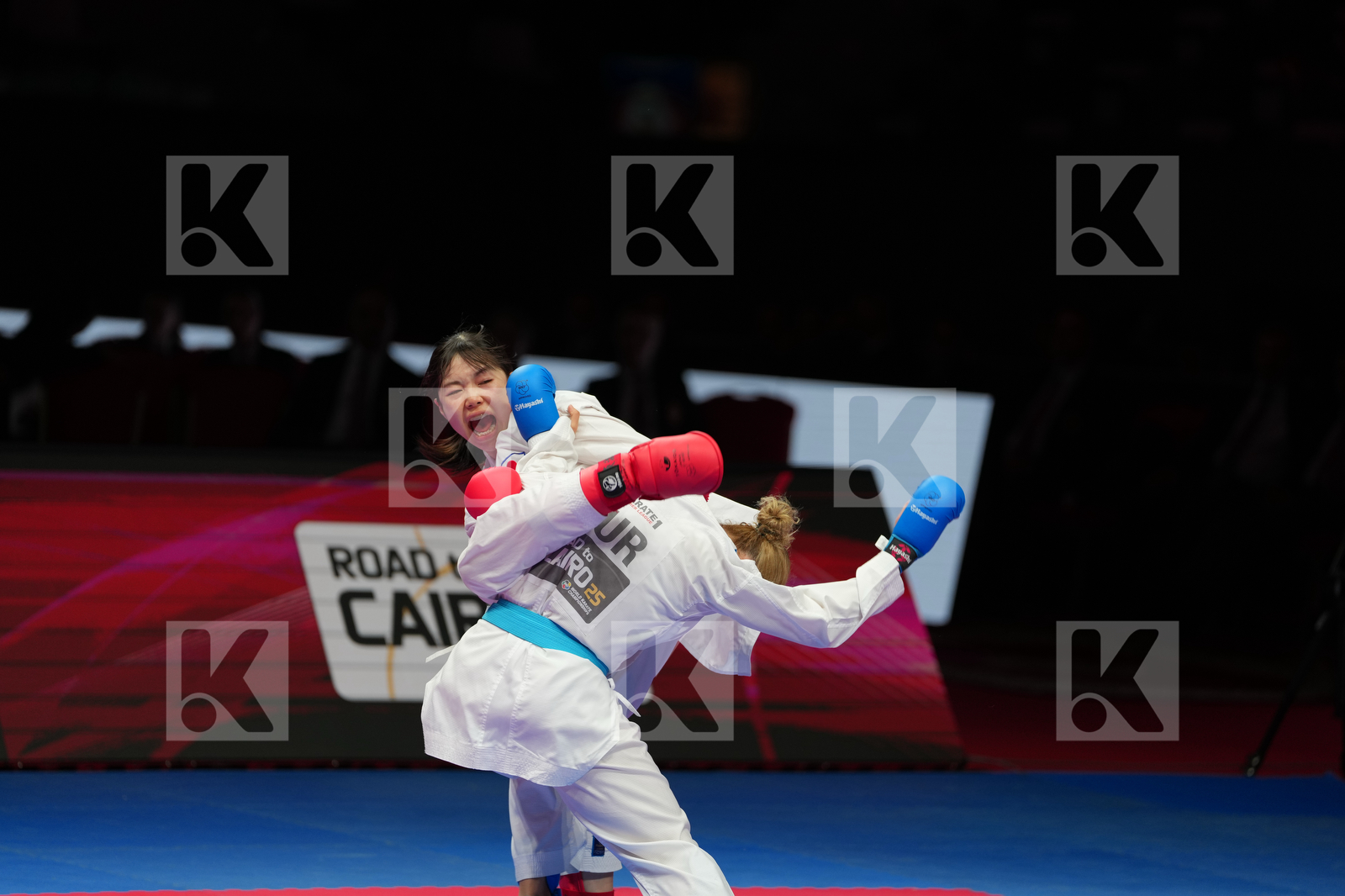 HARADA AKARI (JAPAN) vs YAKAN TUBA (TURKIYE) in Female Kumite -55 Kg - Bronze Bout