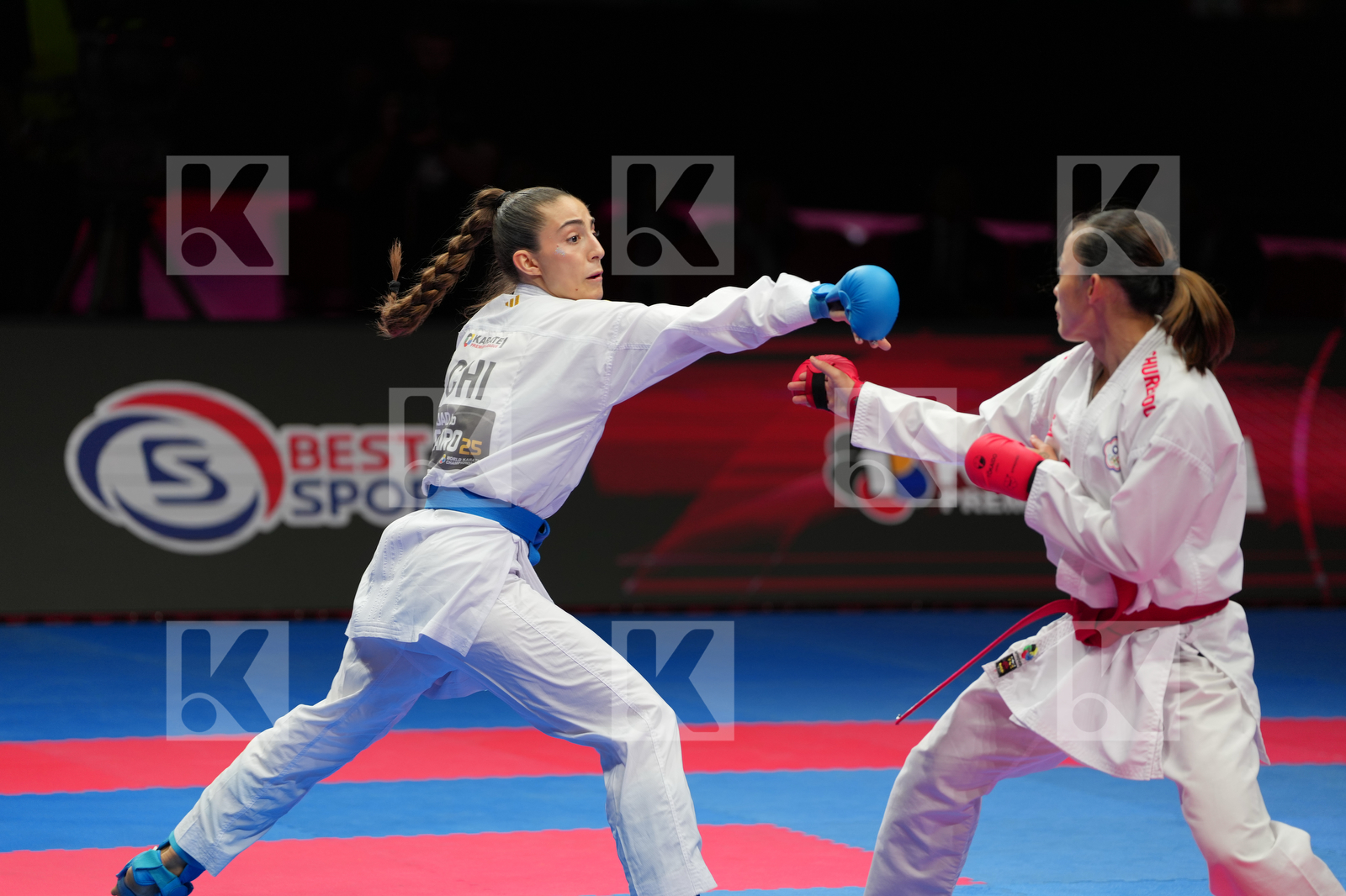 KU TSUI-PING (TAIPEI CHINA) vs TORO_MENESES VALENTINA (CHILE) in Female Kumite -55 Kg - Final Bout