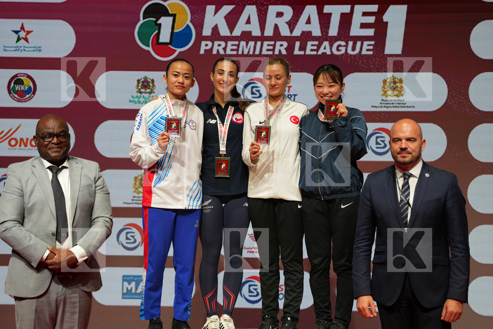 Podium ceremony in  - Final Bout