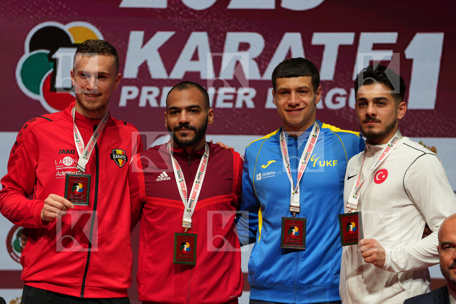 Podium ceremony in  - Final Bout