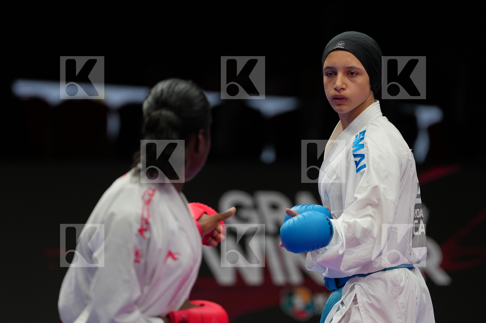 SOMBE TRICYA (FRANCE) vs TOLBA RAHMA (EGYPT) in Female Kumite -61 Kg - Bronze Bout