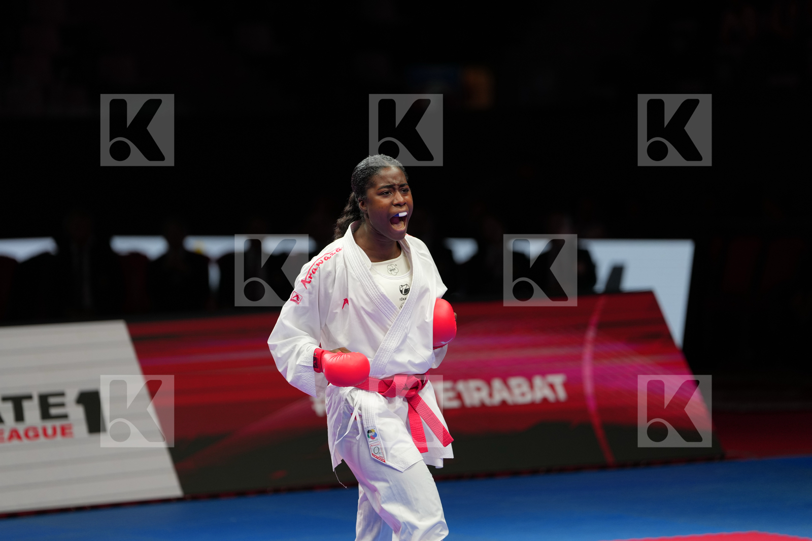 SOMBE TRICYA (FRANCE) vs TOLBA RAHMA (EGYPT) in Female Kumite -61 Kg - Bronze Bout