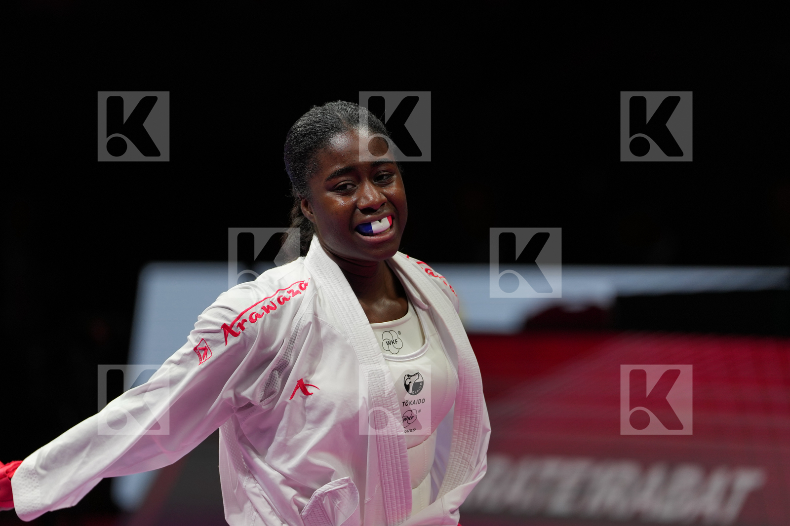 SOMBE TRICYA (FRANCE) vs TOLBA RAHMA (EGYPT) in Female Kumite -61 Kg - Bronze Bout