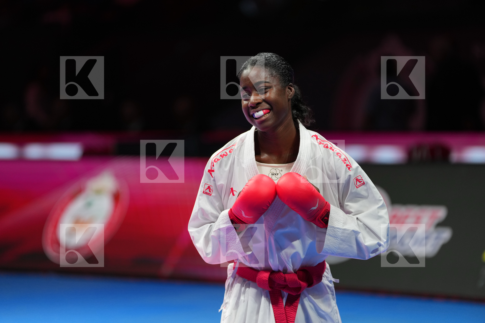 SOMBE TRICYA (FRANCE) vs TOLBA RAHMA (EGYPT) in Female Kumite -61 Kg - Bronze Bout