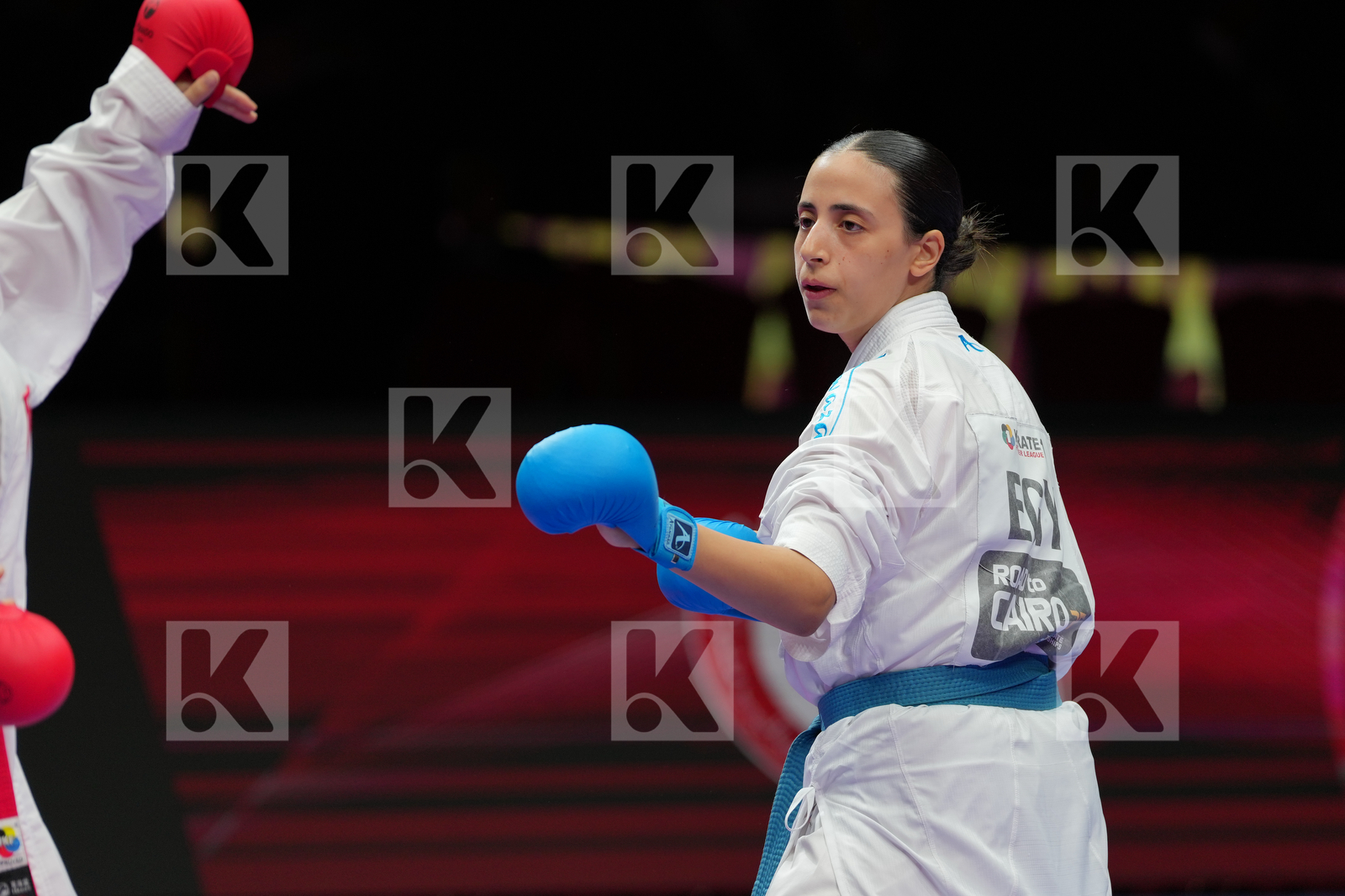 RADJENOVIC NINA (SWITZERLAND) vs ALY NOURSIN (EGYPT) in Female Kumite -61 Kg - Bronze Bout