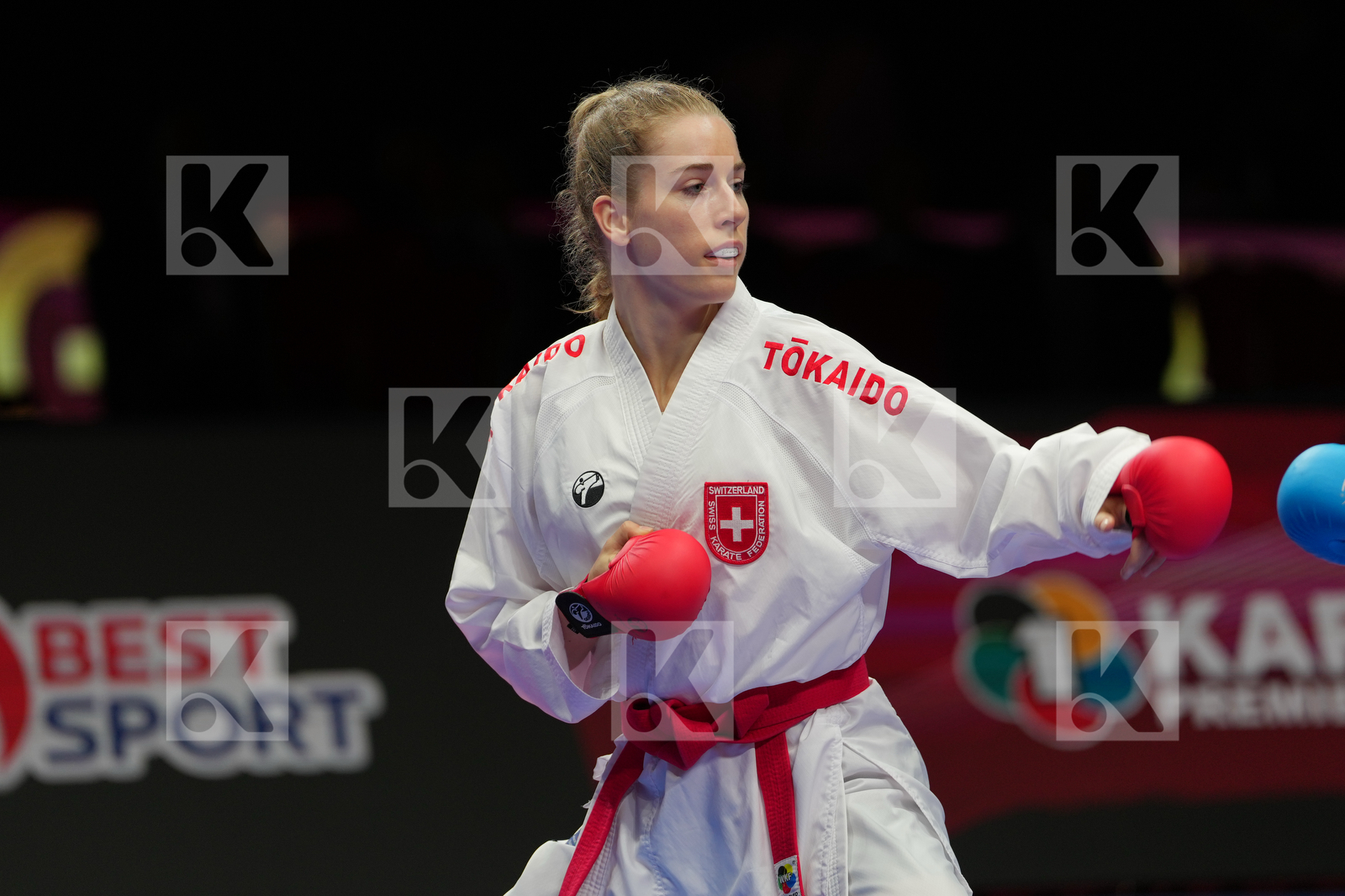 RADJENOVIC NINA (SWITZERLAND) vs ALY NOURSIN (EGYPT) in Female Kumite -61 Kg - Bronze Bout