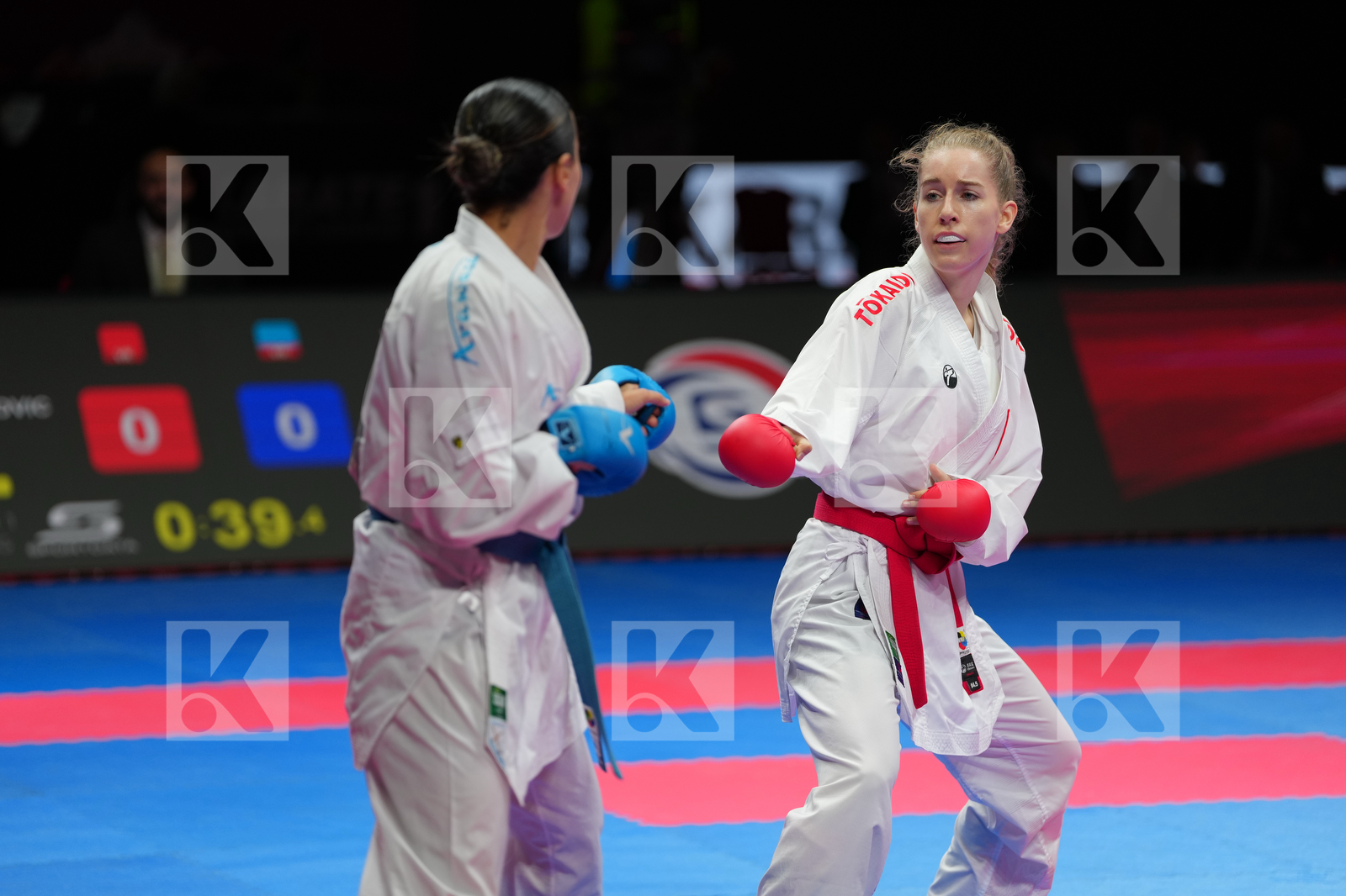 RADJENOVIC NINA (SWITZERLAND) vs ALY NOURSIN (EGYPT) in Female Kumite -61 Kg - Bronze Bout